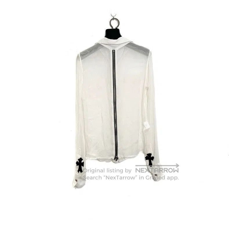 Chrome Hearts Chrome Hearts Silk Sheer Cross Shirt. Size US L / EU 52-54 / 3 - 2 Thumbnail