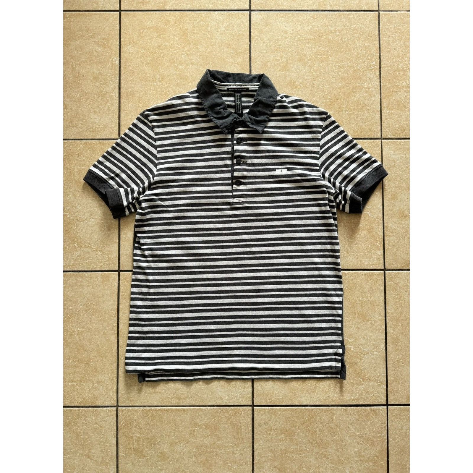 Stone Island Vintage Stone Island Denims Polo Shirt SS2007 Size US L / EU 52-54 / 3 - 1 Thumbnail