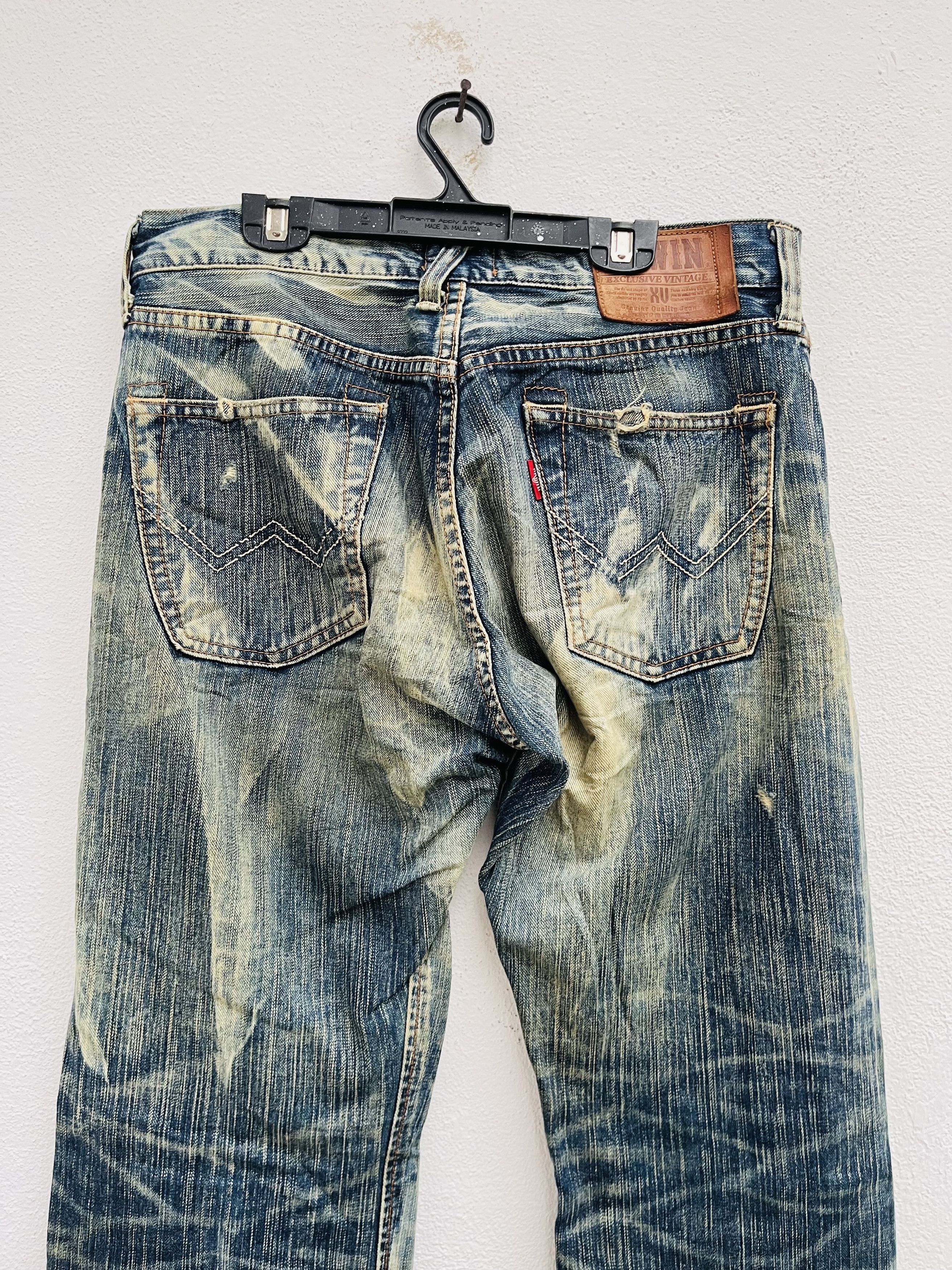 Edwin × Japanese Brand Vintage Edwin Exclusive XV Japanese Distressed Fashion Style Size US 31 - 10 Thumbnail