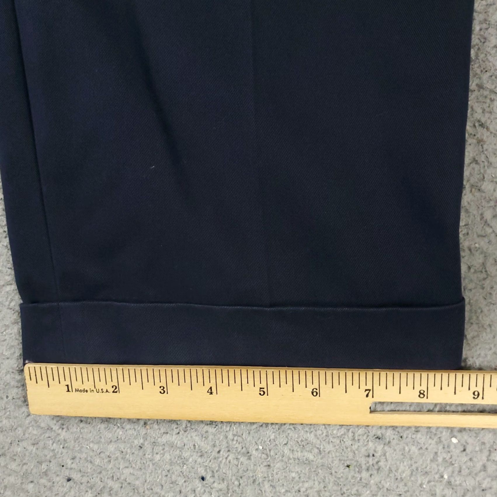 Brooks Brothers BROOKS BROTHERS PANTS Mens 40x31 Chino Regular Blue Pleated Cotton Trousers Size US 40 / EU 56 - 6 Thumbnail