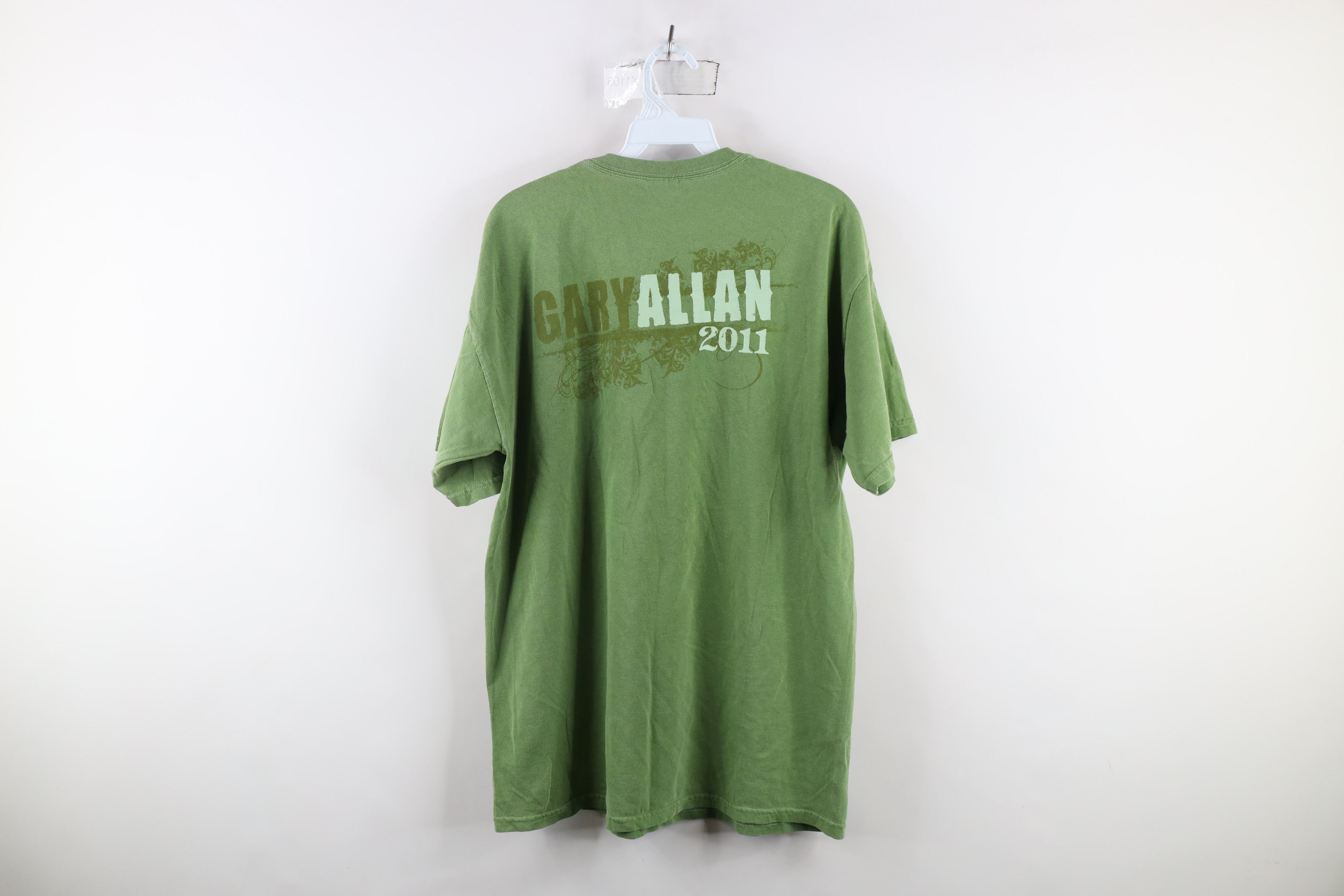 Vintage Vintage Y2K 2011 Tour Gary Allan Band Short Sleeve T-Shirt Size US L / EU 52-54 / 3 - 9 Thumbnail