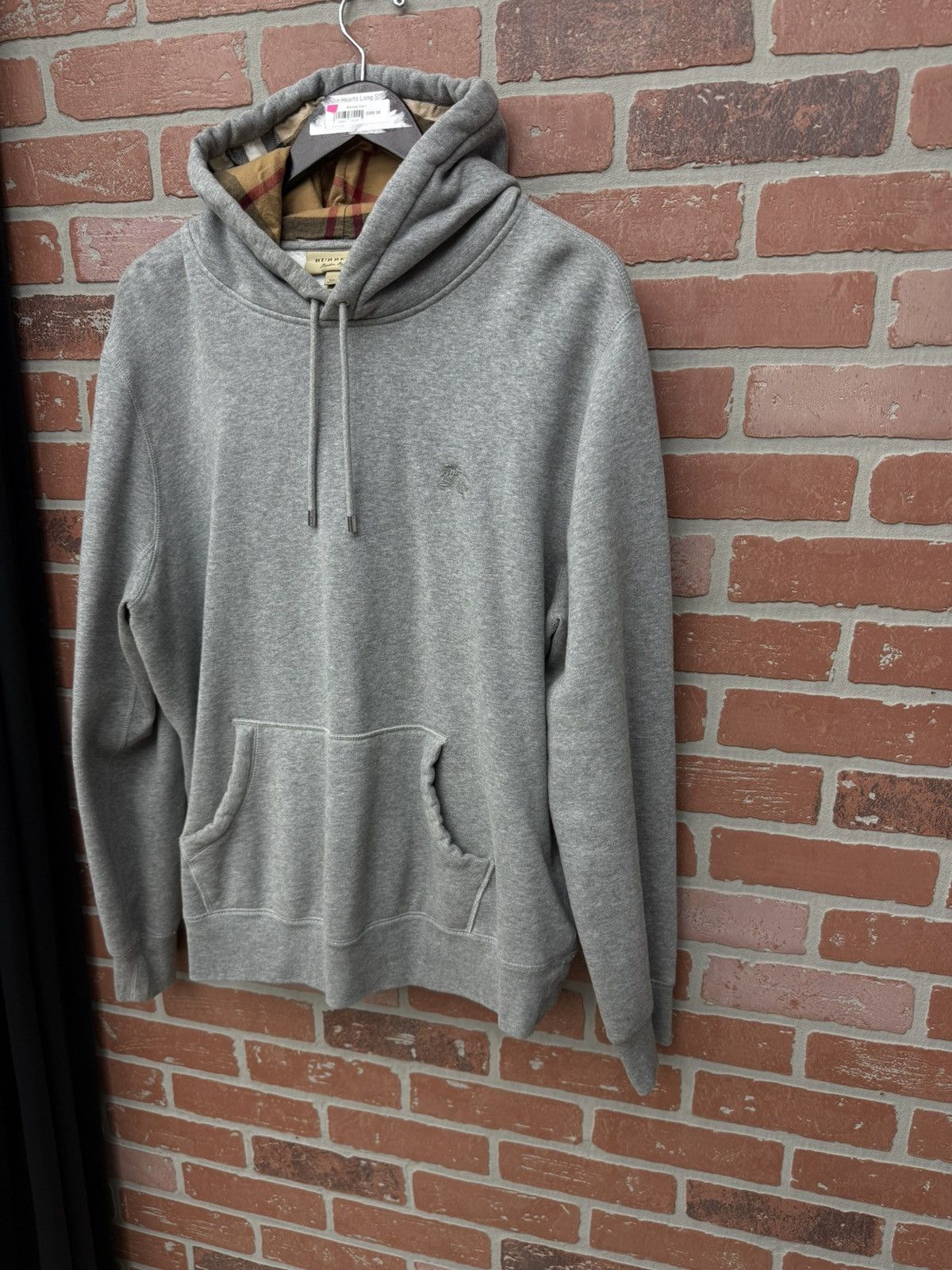 Burberry Burberry Grey Classic Logo Hoodie Size XXL Size US XXL / EU 58 / 5 - 3 Thumbnail