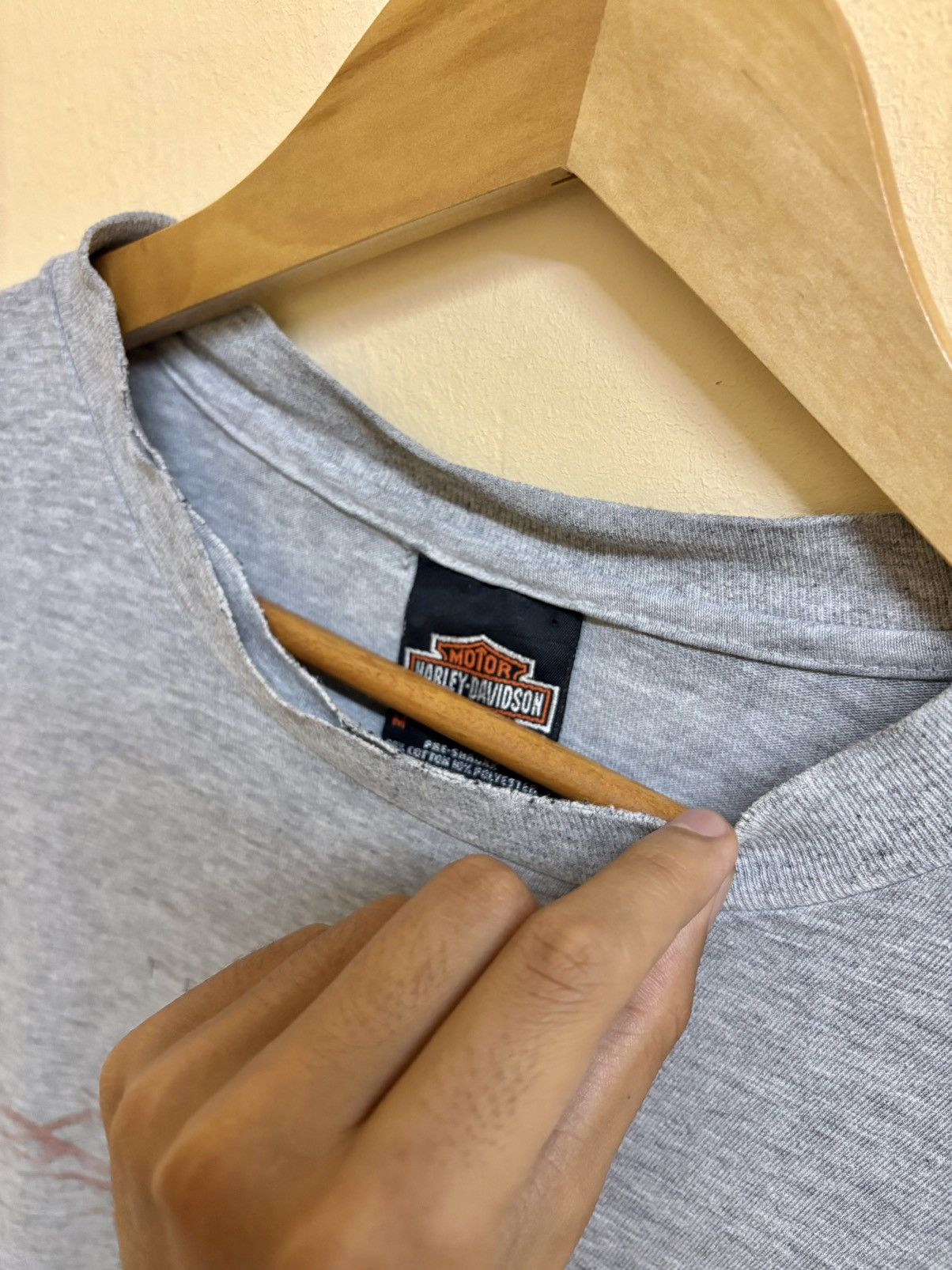 Harley Davidson Vintage 1998 Harley Davidson Topeka Kansas Longsleeve Tshirt Size US M / EU 48-50 / 2 - 15 Thumbnail
