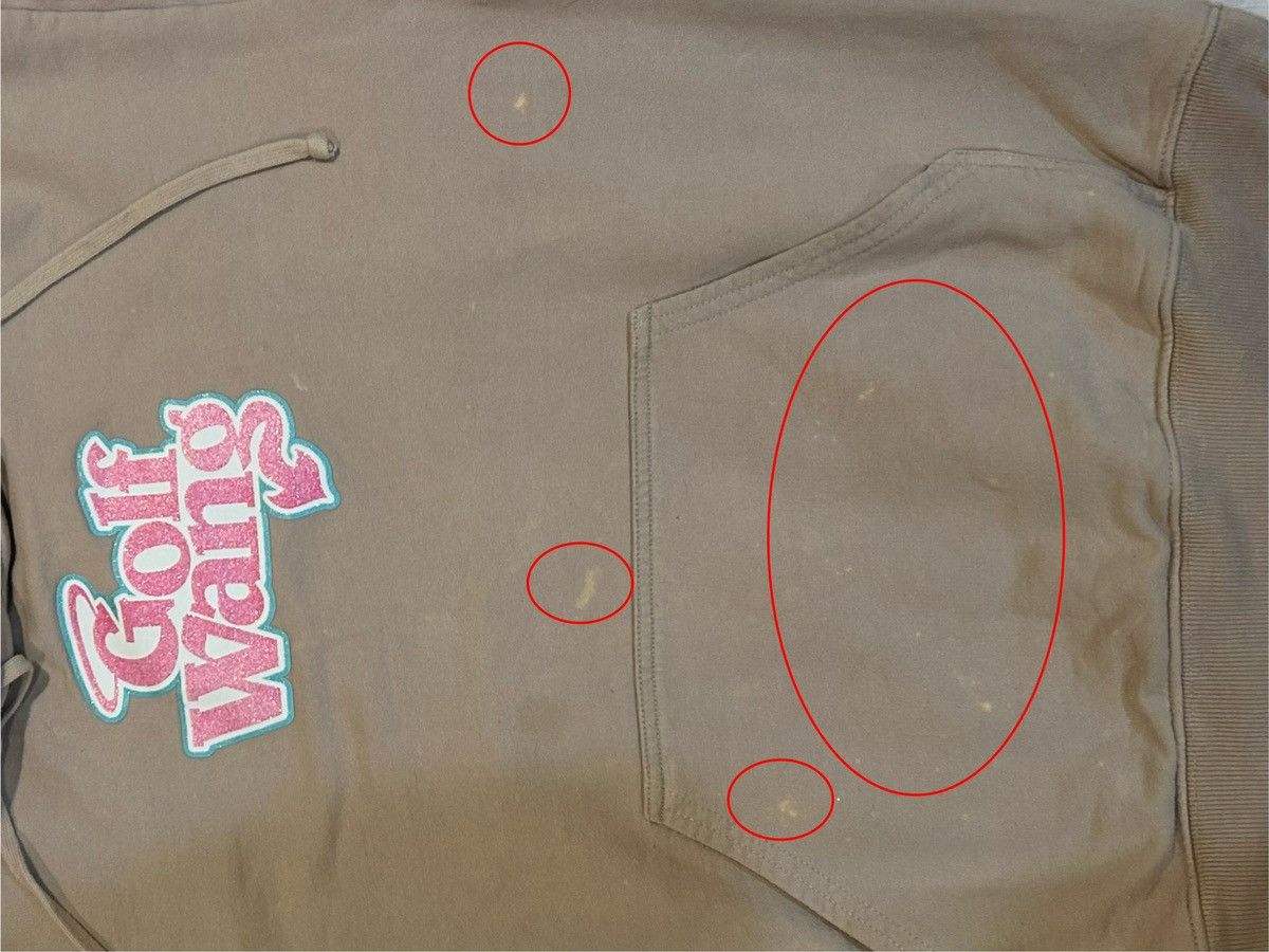 Golf Wang Golf Wang Glitter Shit Hoodie Beige size s Size US S / EU 44-46 / 1 - 5 Thumbnail
