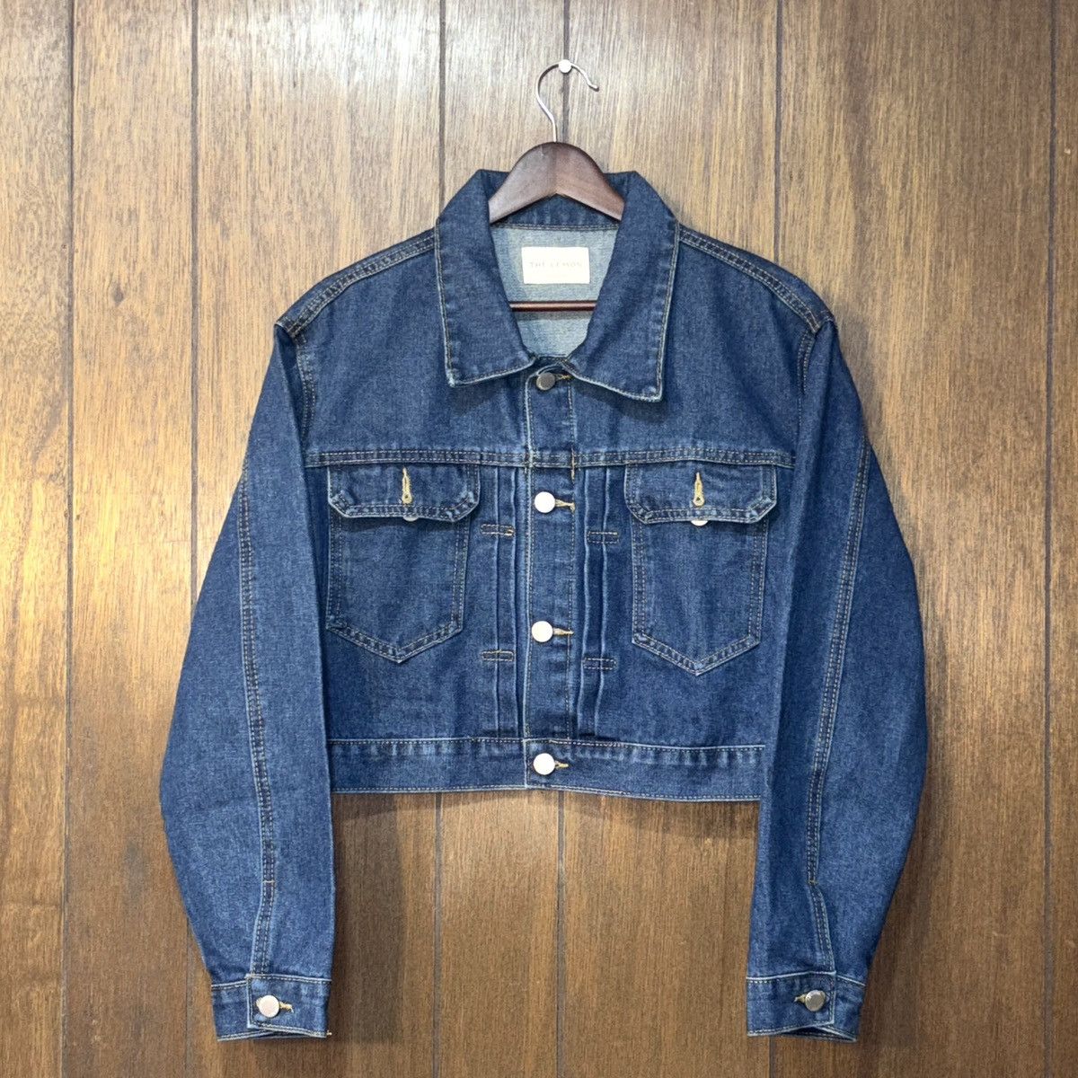 Other The Lemon Studios Jacket Womens M Cropped Denim Trucker Blue Size US M / EU 48-50 / 2 - 1 Thumbnail