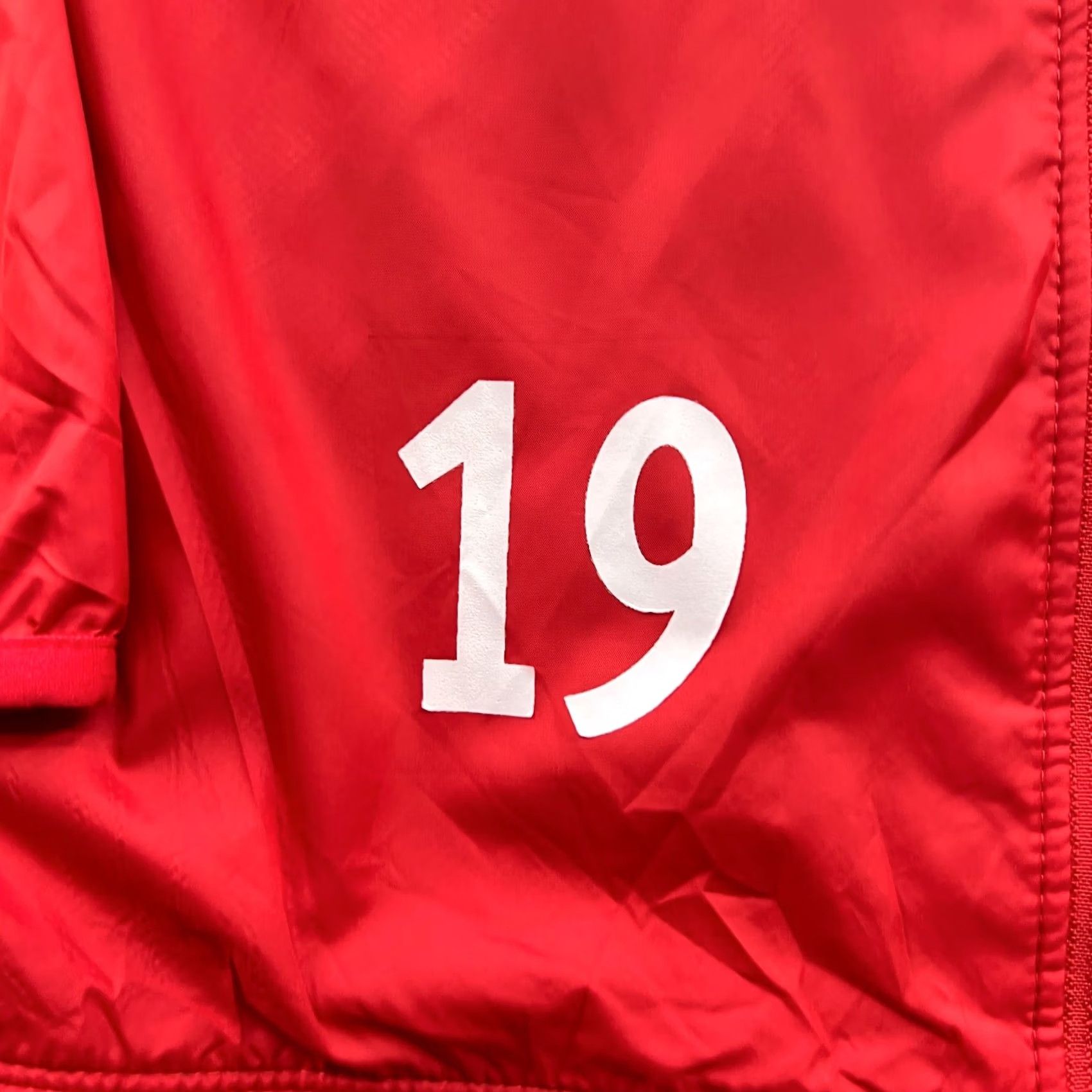 Nike Nike Nylon Jacket Mens Small Red Full Zip Track Football Training Drill Brann SK Size US S / EU 44-46 / 1 - 5 Thumbnail