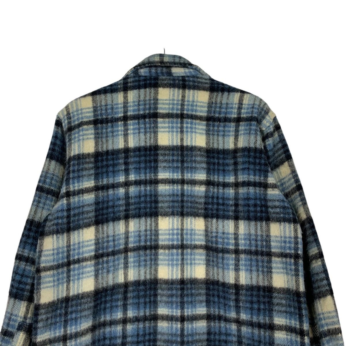 Van 90’s VAN JAC Workwear Blue Tartan Flannel Jacket #2303-C102 Size US L / EU 52-54 / 3 - 9 Thumbnail