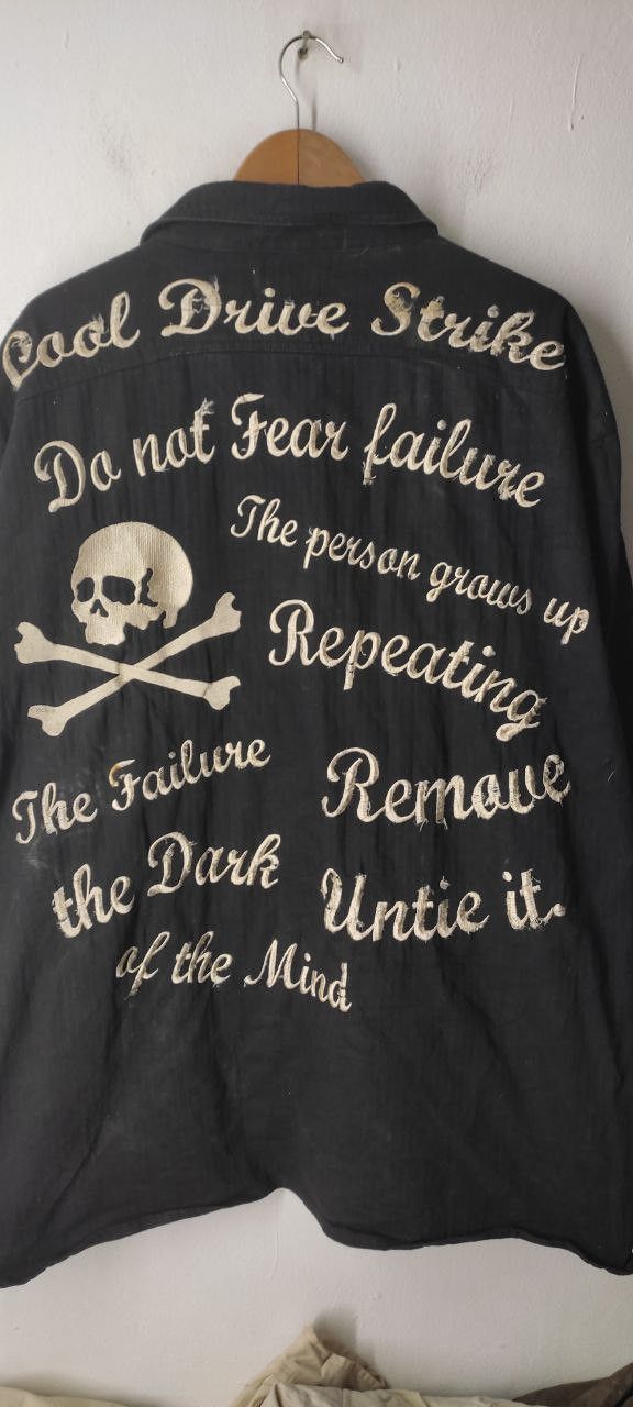 Other VINTAGE PUNK AND BONES SKULL JACKET Size US XXL / EU 58 / 5 - 12 Thumbnail