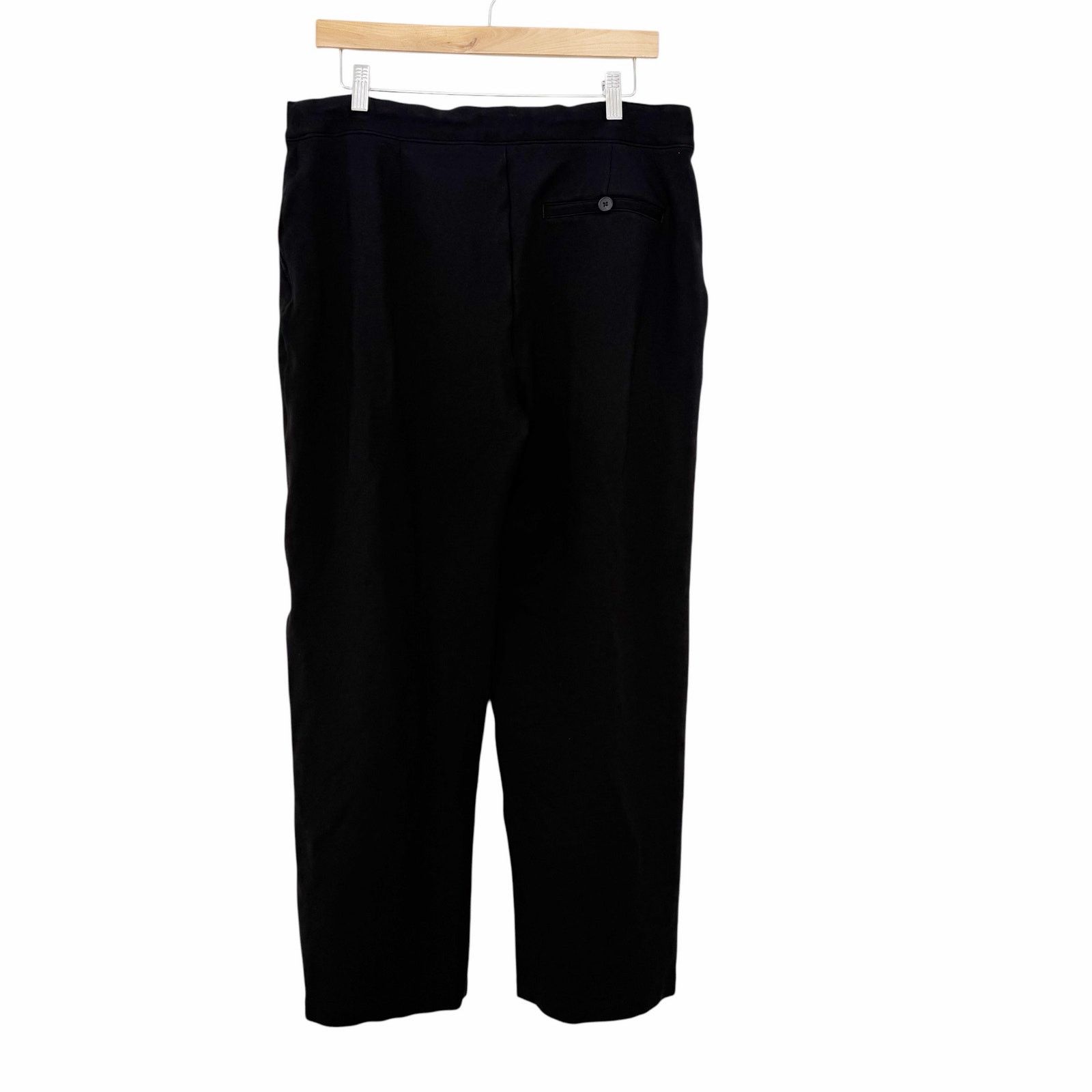 Spanx Spanx Black Pull On Wide Leg Pants Sz XL Size 38" / US 16 / IT 52 - 4 Thumbnail