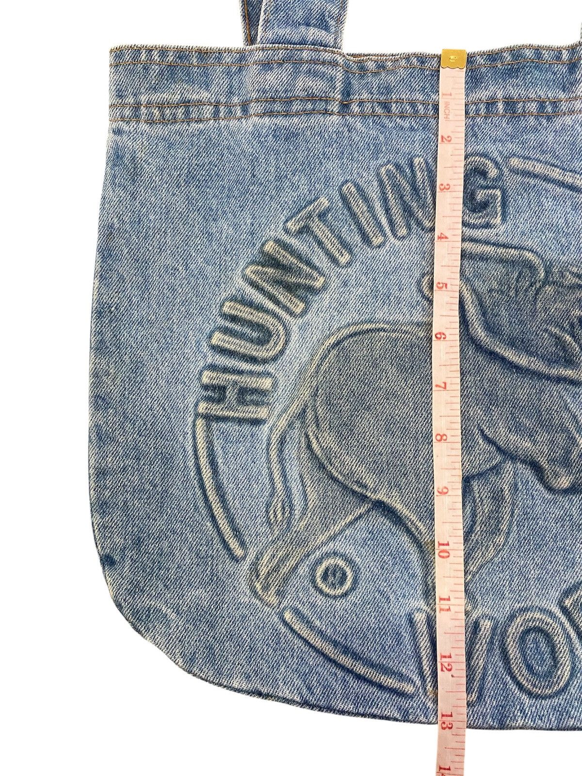 Vintage Vintage Hunting World Tote Denim Bag Made in USA Size ONE SIZE - 11 Thumbnail