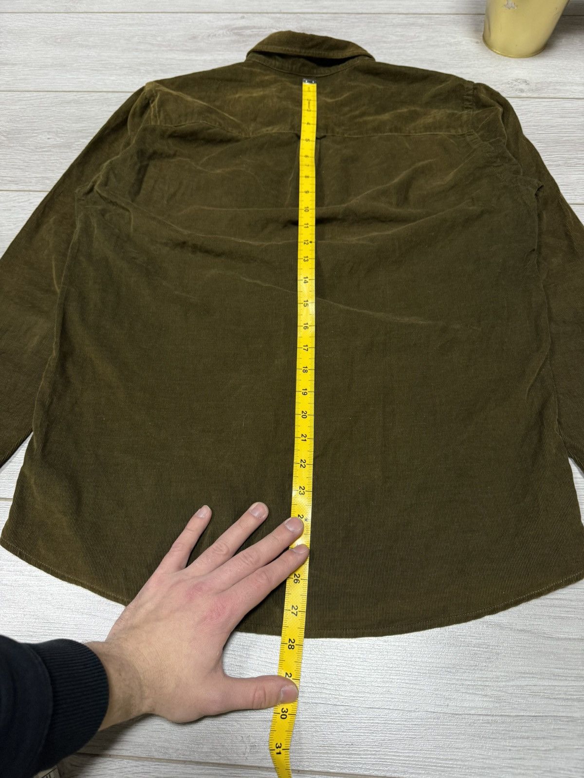 Alexander McQueen McQ vintage corduroy pocket shirt buttons Size US M / EU 48-50 / 2 - 10 Thumbnail