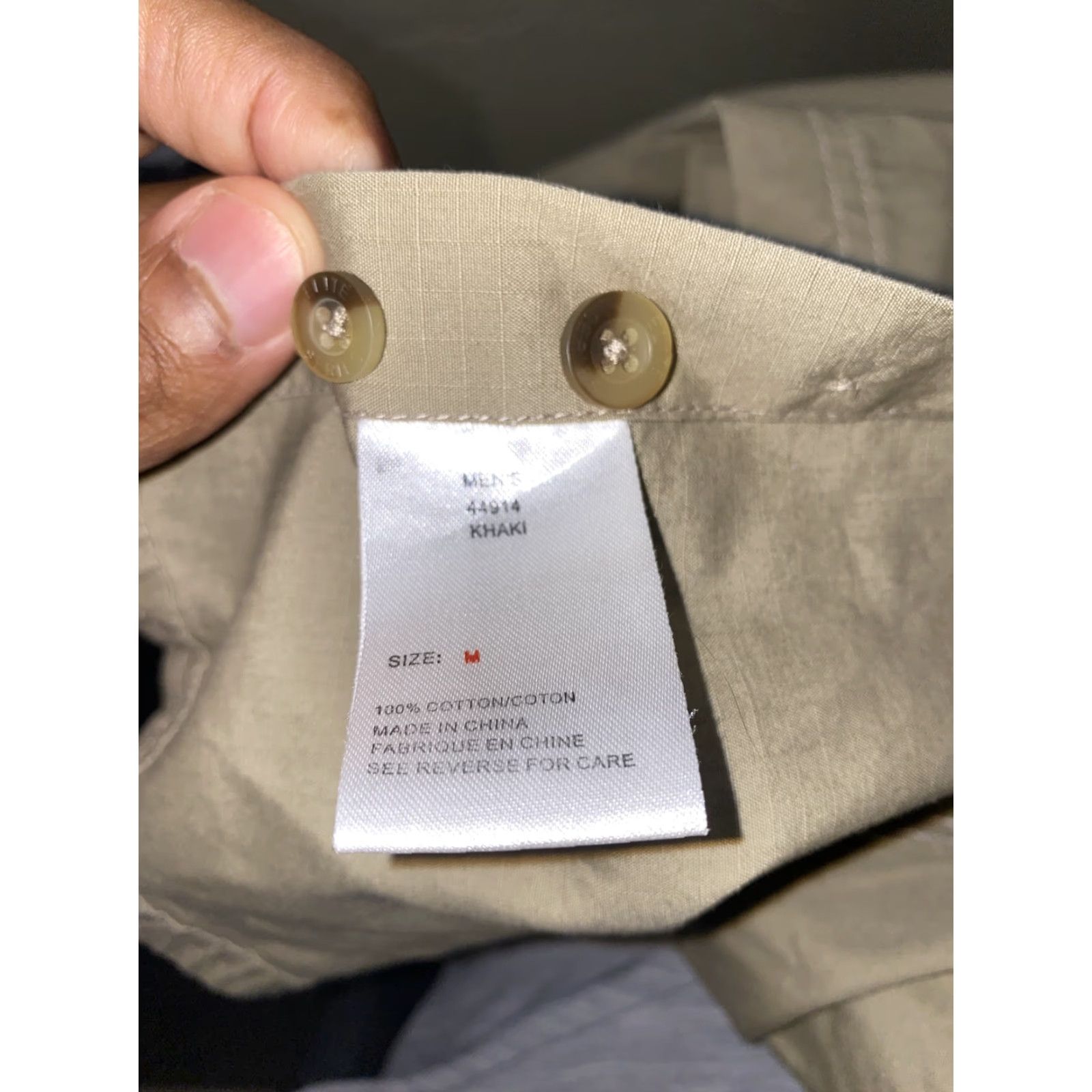 Vintage Woolrich Shirt Mens Beige Short Sleeve Button-Up Cotton Size M Collared Button-Down Fishing Regular Size US M / EU 48-50 / 2 - 7 Thumbnail