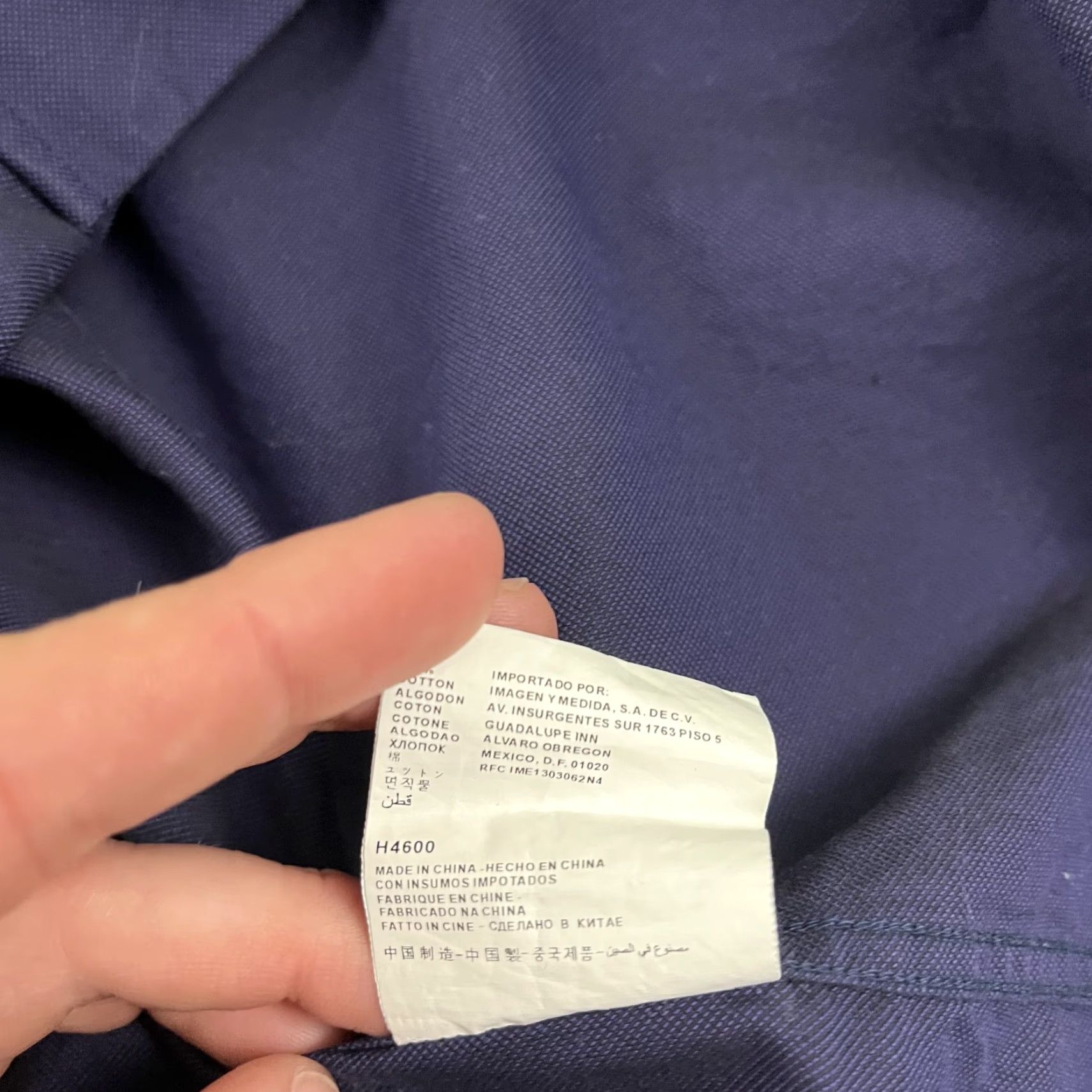 Suitsupply Suitsupply Shirt Mens Size 39 15.5 Blue Two-Ply Cotton Button Up Cutaway Dress Shirt Size 40R - 7 Thumbnail