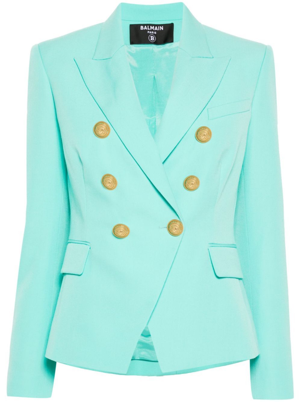 Balmain WOOL DOUBLE-BREASTED JACKET Size S / US 4 / IT 40 - 1 Thumbnail
