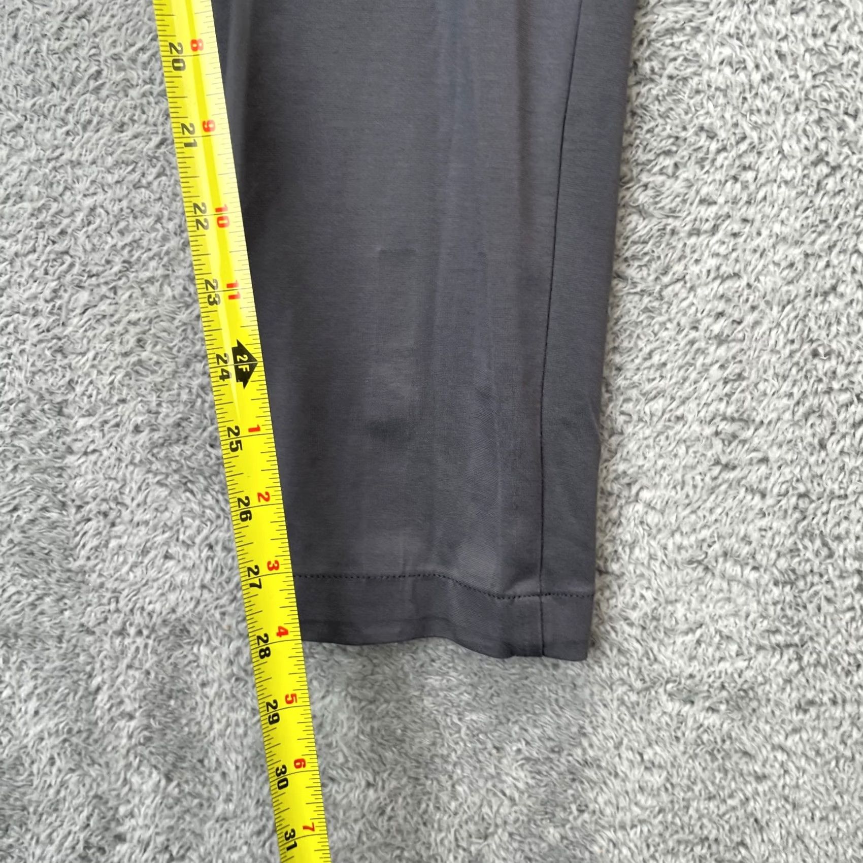 Banana Republic Banana Republic Mens 32x32 Gray Slim Luxe City Core Temp Chino Straight Pants Size US 32 / EU 48 - 7 Thumbnail