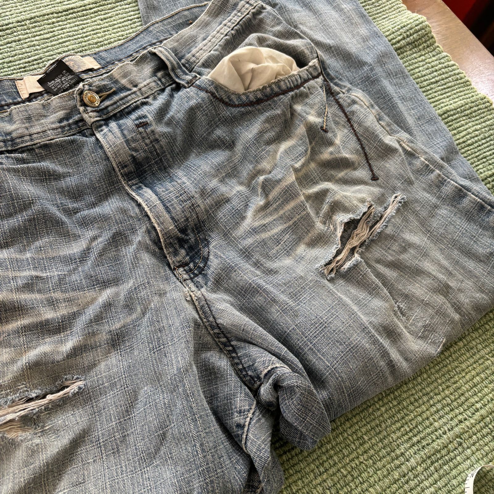 Vintage Vintage Y2K Baggy Faded eXa Jeans Sz 40x34 Size 40" / US 18 - 4 Thumbnail