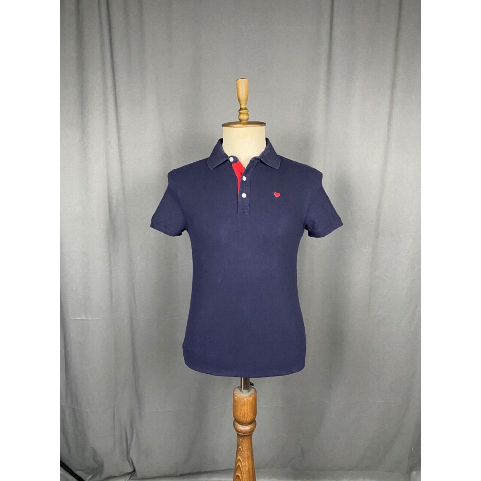 Moschino Moschino Small Logo VTG Men's Blue Polo T-Shirt Size M Size US M / EU 48-50 / 2 - 3 Thumbnail