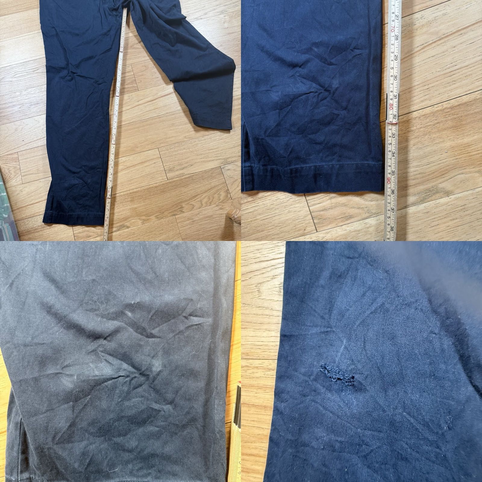 Polo Ralph Lauren VINTAGE Polo Ralph Lauren Chino Pants Mens Blue 40x36 Straight Leg Distressed 40 Blue Chino Mens Pants Size US L / EU 52-54 / 3 - 8 Thumbnail