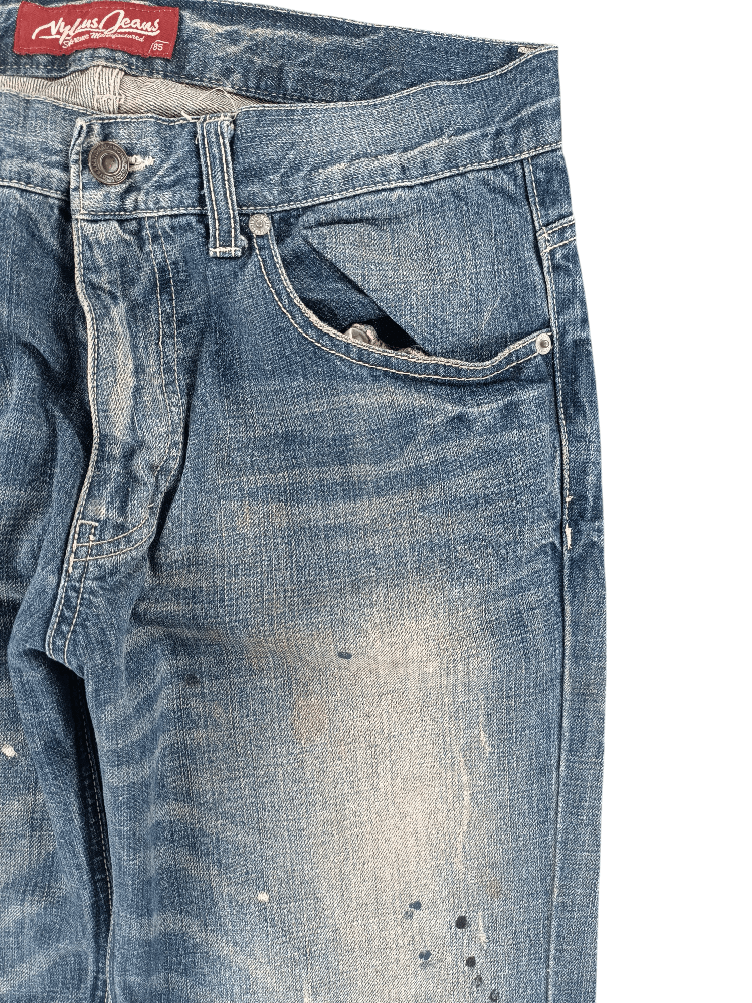 If Six Was Nine × Japanese Brand × Jean 🔥 VTG FLARED 🔥 Japanese Nylaus Rare Design Jeans Size US 30 / EU 46 - 22 Thumbnail