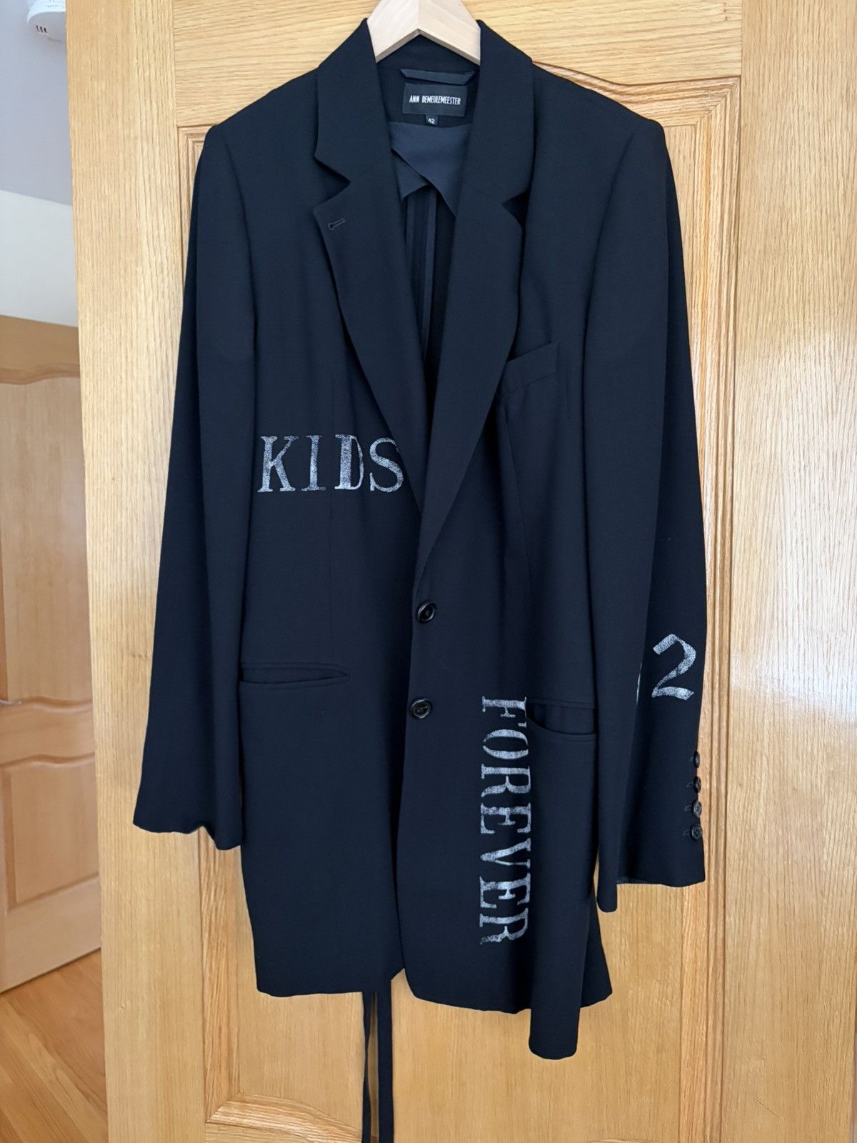 Ann Demeulemeester SS18 Runway Kids Forever Blazer Size 42R - 2 Thumbnail