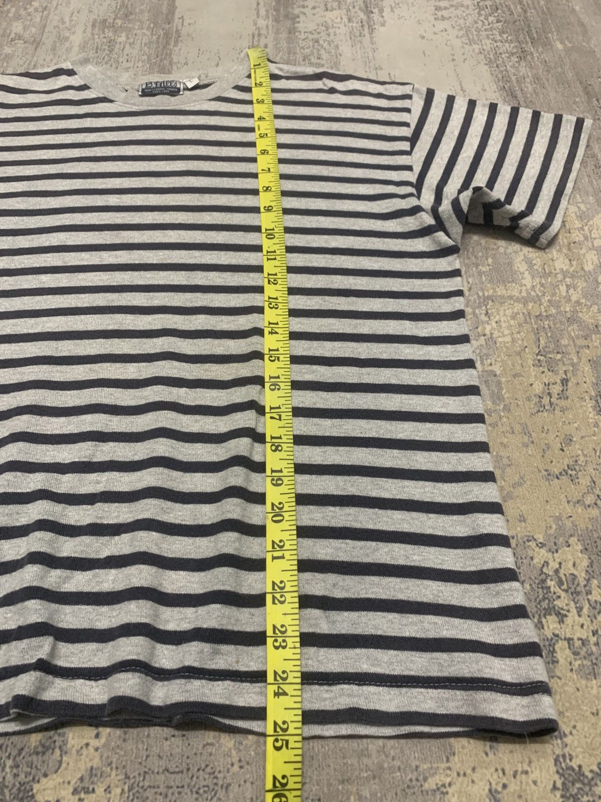 Japanese Brand Vintage 90s B. Hills Stripe Tee Size US M / EU 48-50 / 2 - 9 Thumbnail