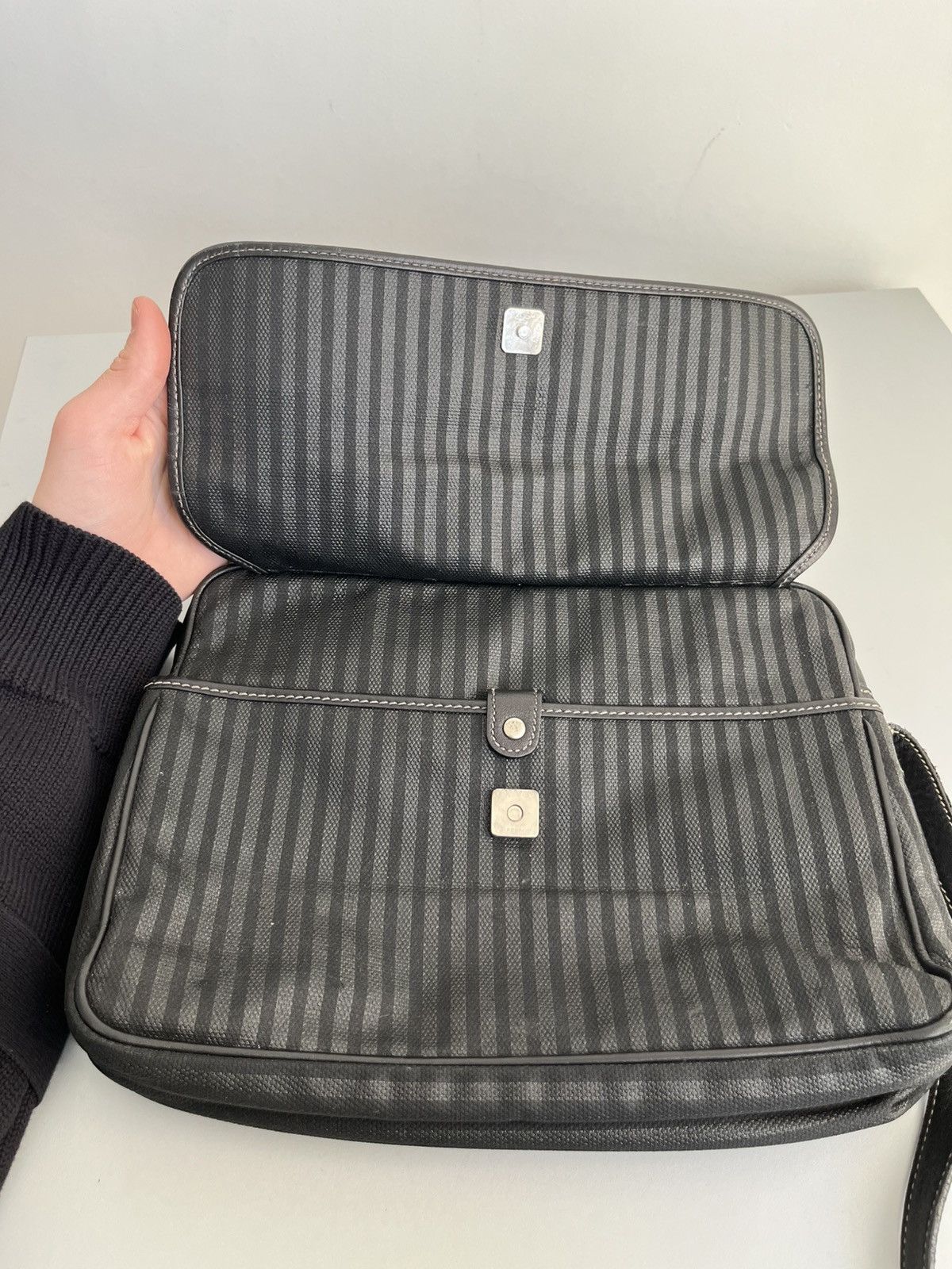 Fendi Vintage Fendi 90s striped crossbody bag Size ONE SIZE - 3 Thumbnail