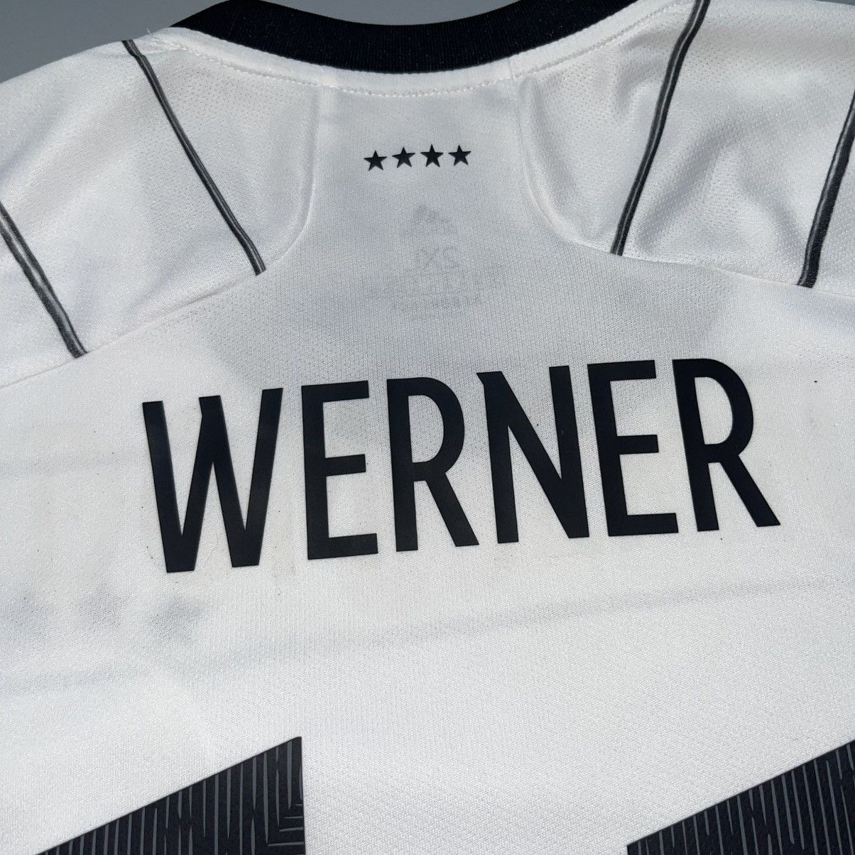 Adidas GERMANY ADIDAS 2020 EURO FOOTBALL HOME JERSEY #11 WERNER Size US XXL / EU 58 / 5 - 9 Thumbnail