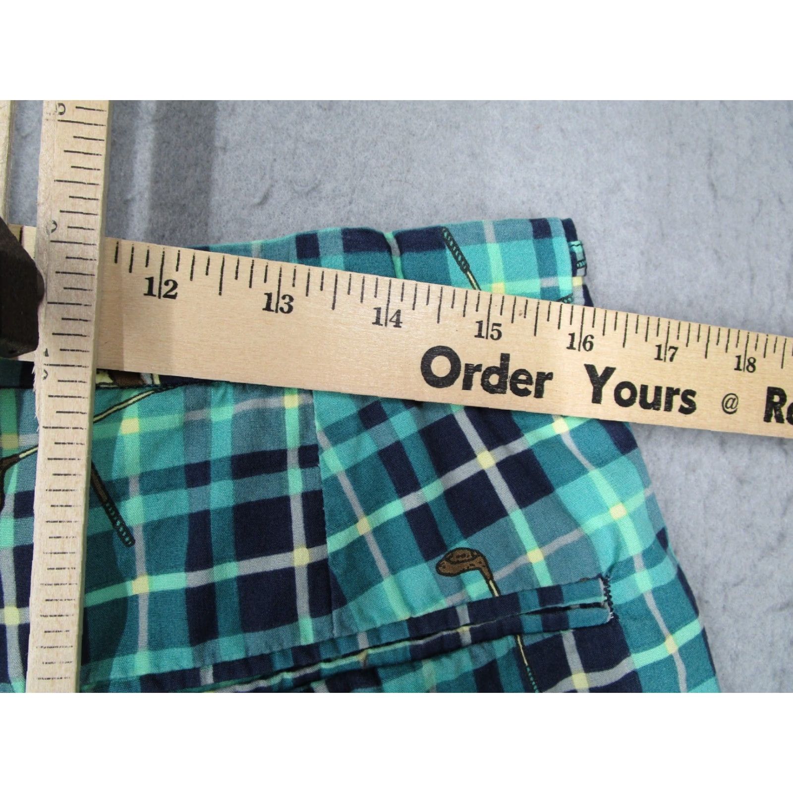 Brooks Brothers VINTAGE Brooks Brothers Shorts Mens 32 Green Pleated Golf 8" AOP Made in USA Size US 32 / EU 48 - 6 Thumbnail