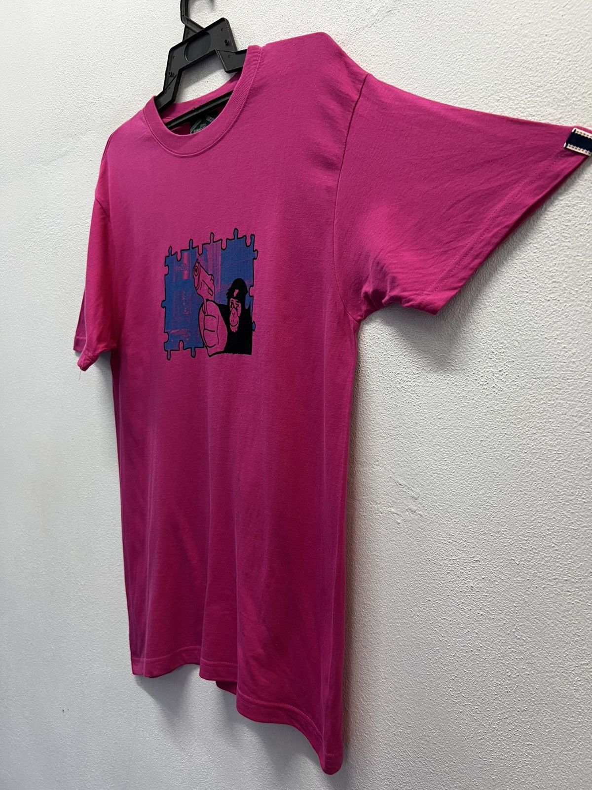 Designer × Vintage VINTAGE PZL DESIGNING STUDIO MONKEY GUN STOCK TEE SHIRT Size US L / EU 52-54 / 3 - 5 Thumbnail