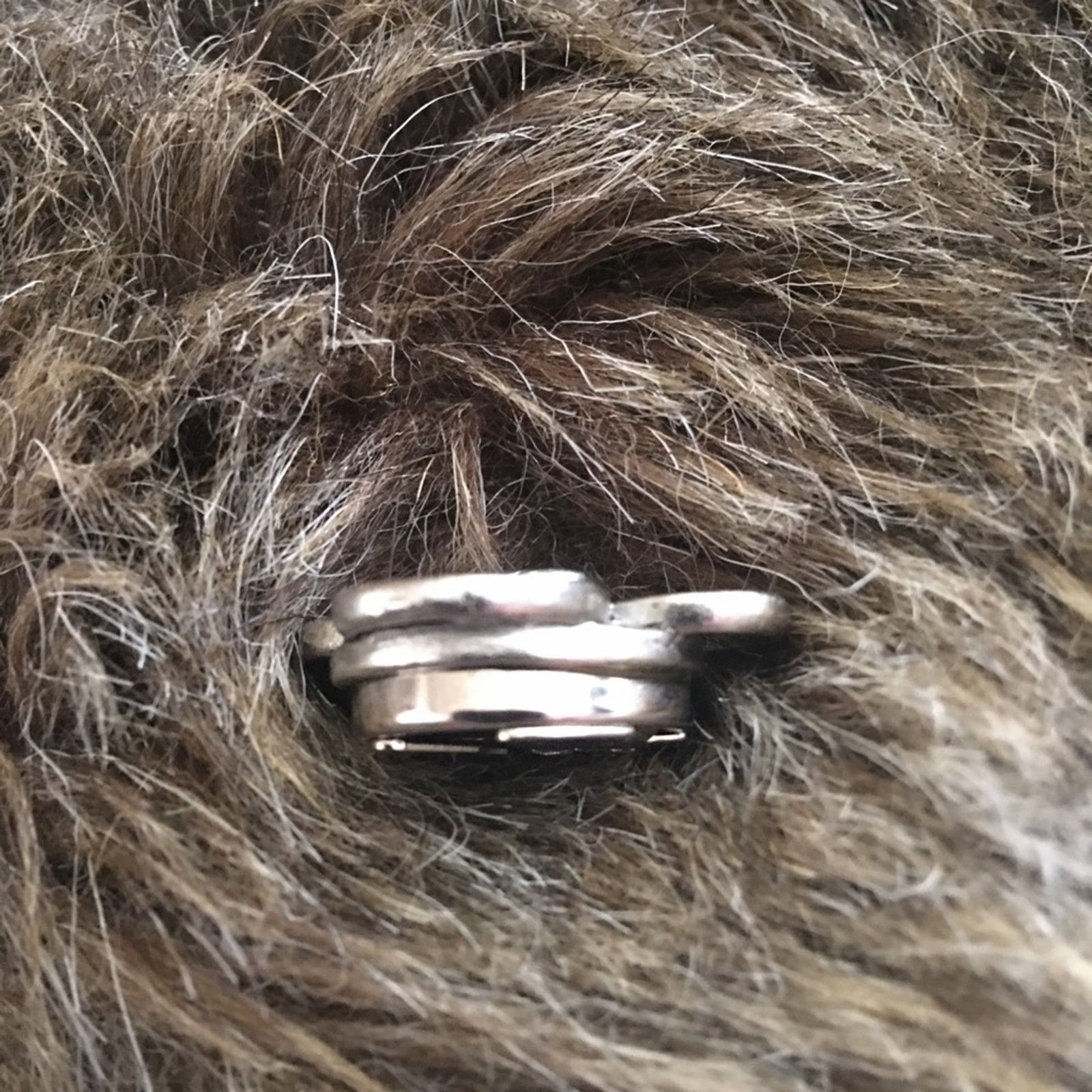Vintage Vintage silver tone swirl design button cover Size ONE SIZE - 4 Thumbnail