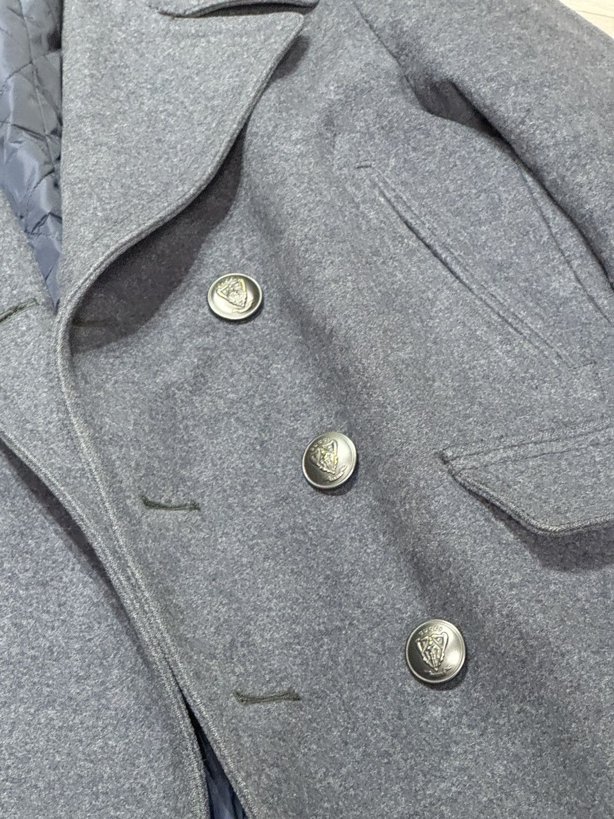 Gucci Men's GUCCI Wool Double Breasted Pea Coat Overcoat RARE Size US M / EU 48-50 / 2 - 7 Thumbnail