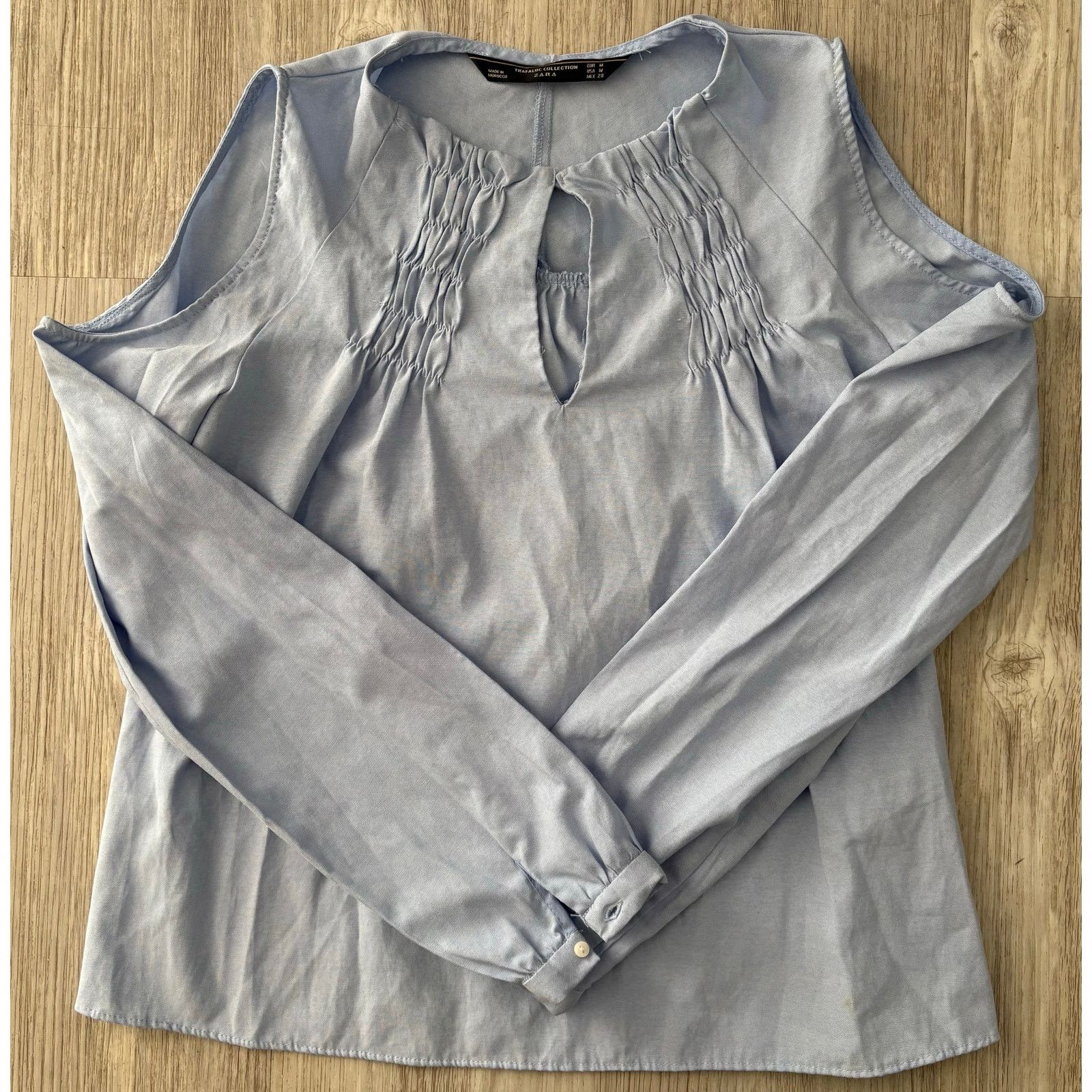 Zara Zara | Women's Trafaluc Solid Shoulder Cutouts Top | Medium Size M / US 6-8 / IT 42-44 - 1 Thumbnail