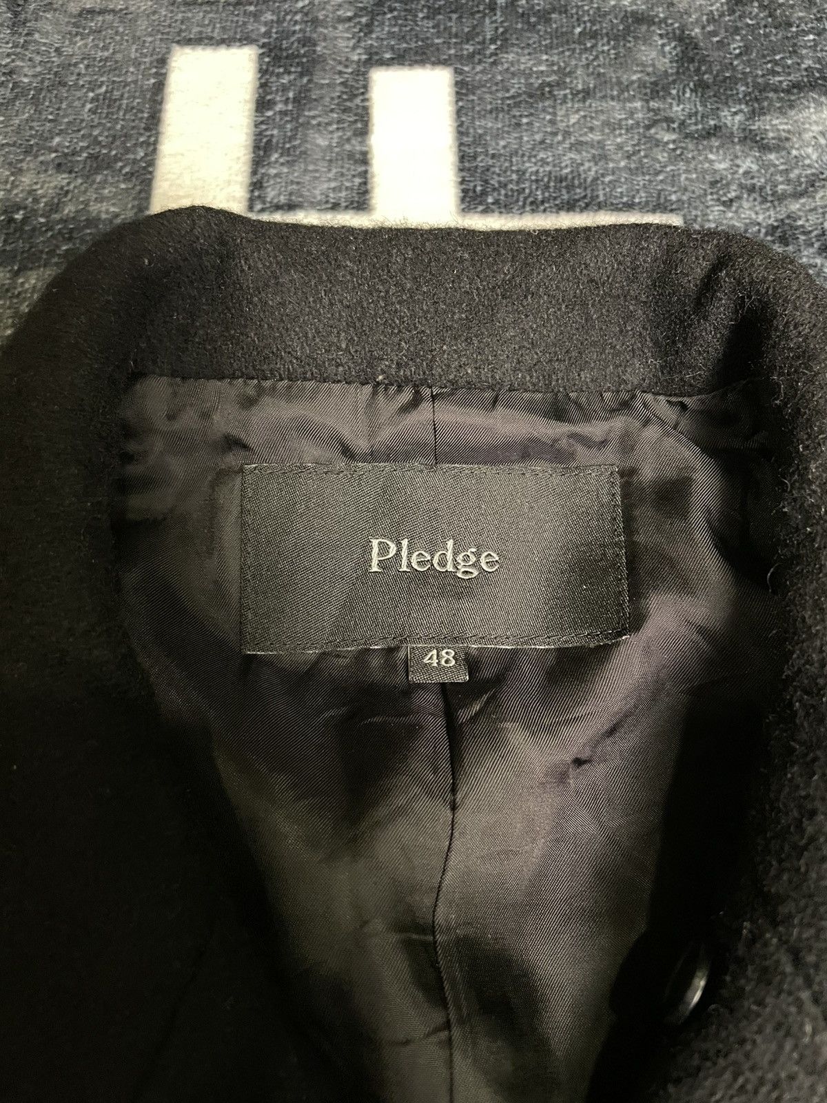Number (N)ine × Pledge Pledge Wool Plaid Vest Size 38S - 3 Thumbnail