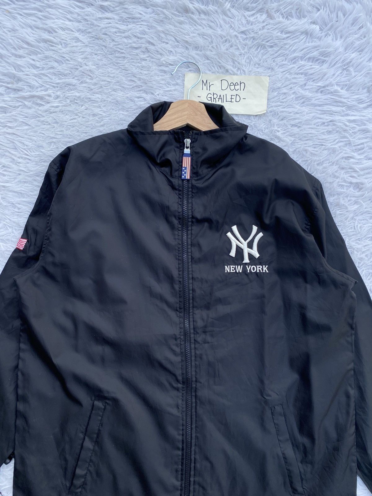 New York Yankees Rare New York Yankees NY Athletic Wear Raincoat Size US L / EU 52-54 / 3 - 9 Thumbnail