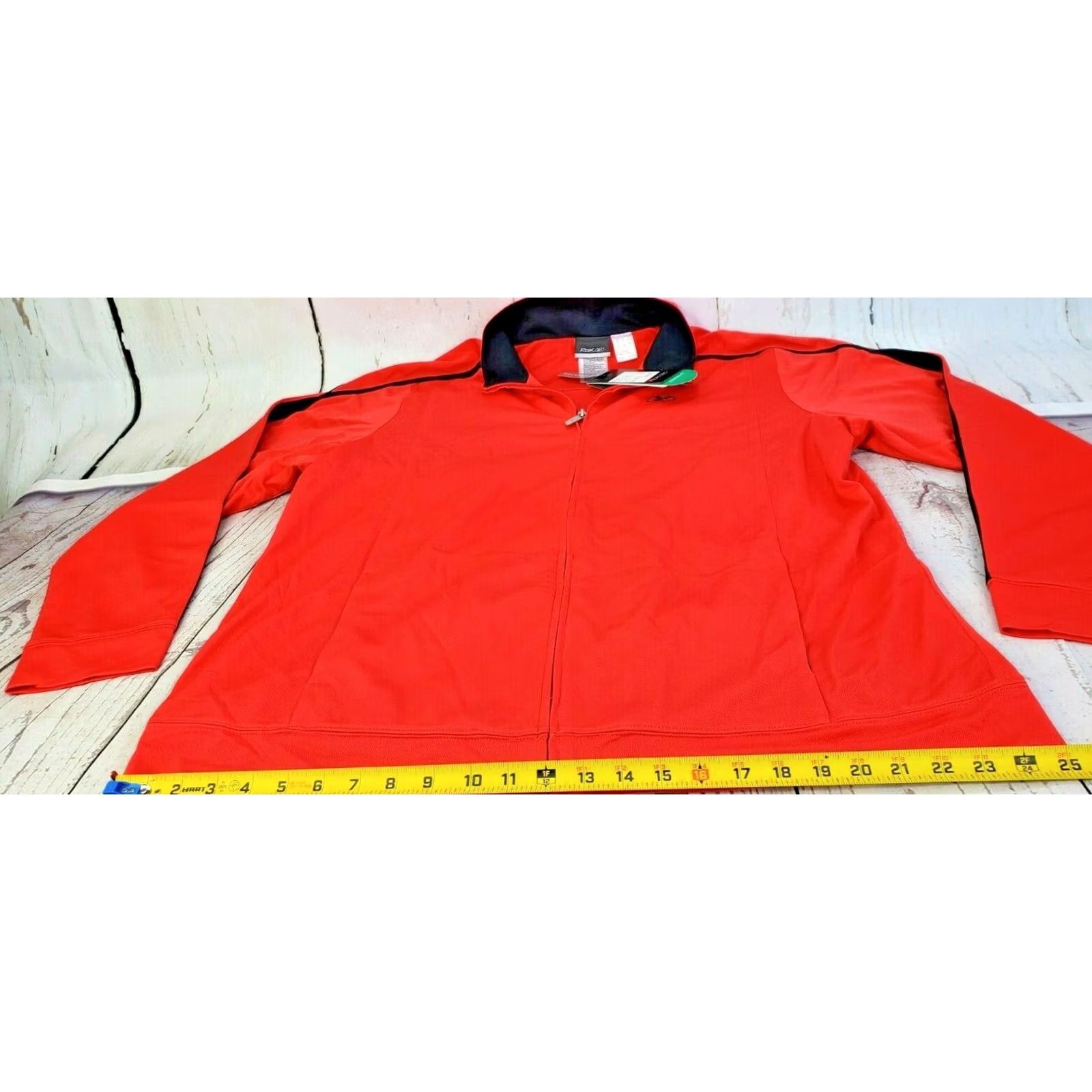 Reebok Reebok Essentials PlayDry Running Jacket Women 2XL Red Full Zip Athletic Training NWT Size XXL / US 16-18 / IT 52-54 - 5 Thumbnail