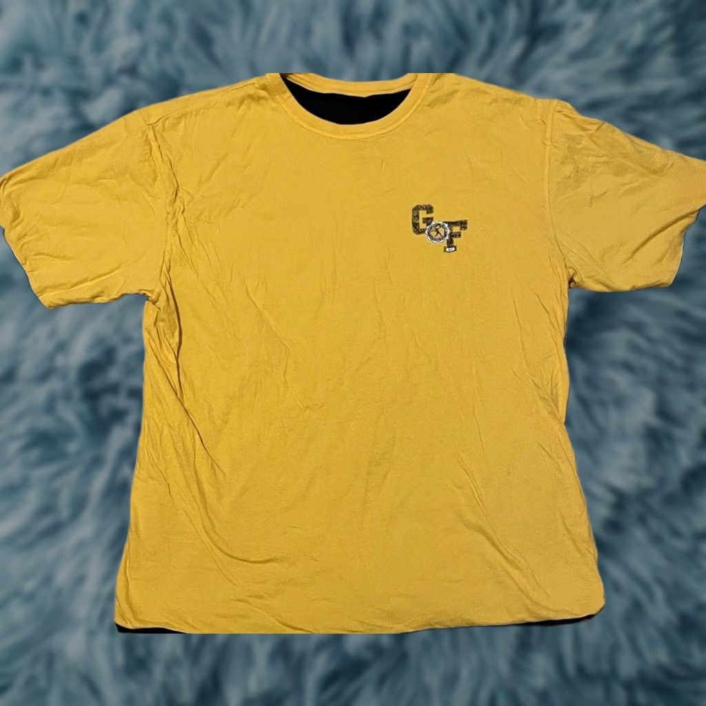 Gap VINTAGE GAP Faded PE Shirt L College Track School Gym Athletic Grunge 90s Y2K Blue Yellow T-Shirt Mens Size US L / EU 52-54 / 3 - 1 Thumbnail