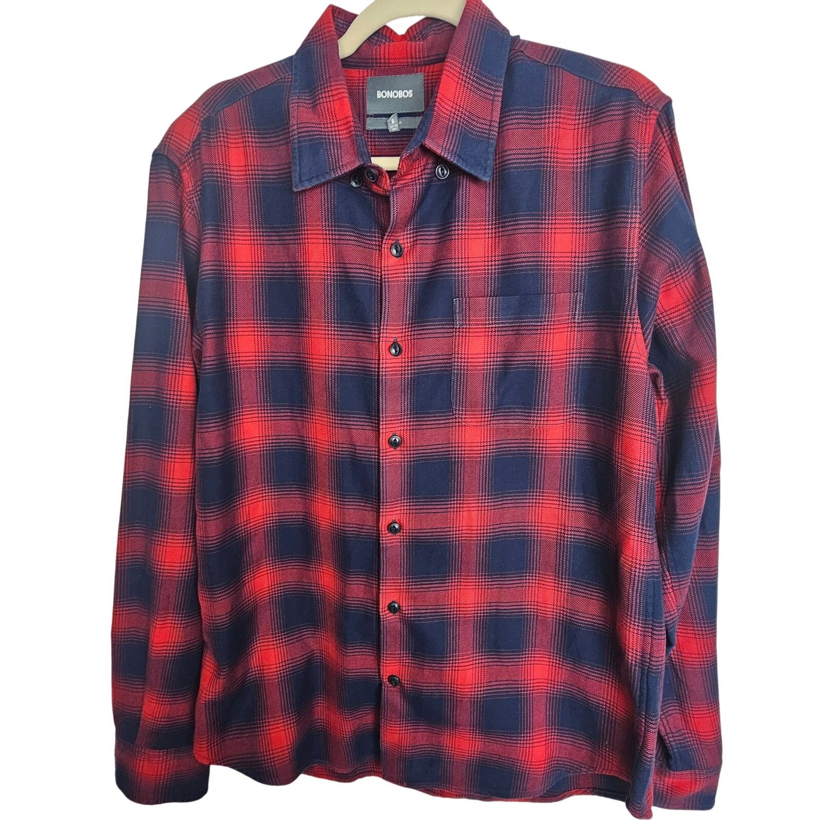 Bonobos Bonobos Mens Buffalo Plaid Flannel Shirt Sz L Cabin Dadcore Size US L / EU 52-54 / 3 - 1 Thumbnail
