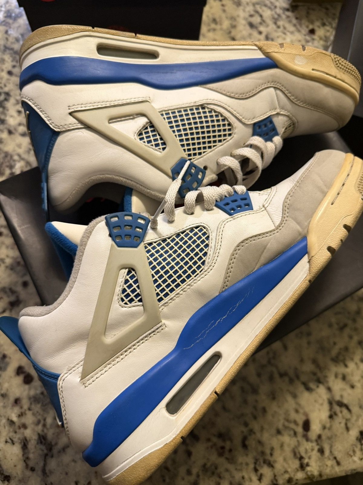 Jordan Brand jordan 4 retro military blue Size US 9 / EU 42 - 7 Thumbnail