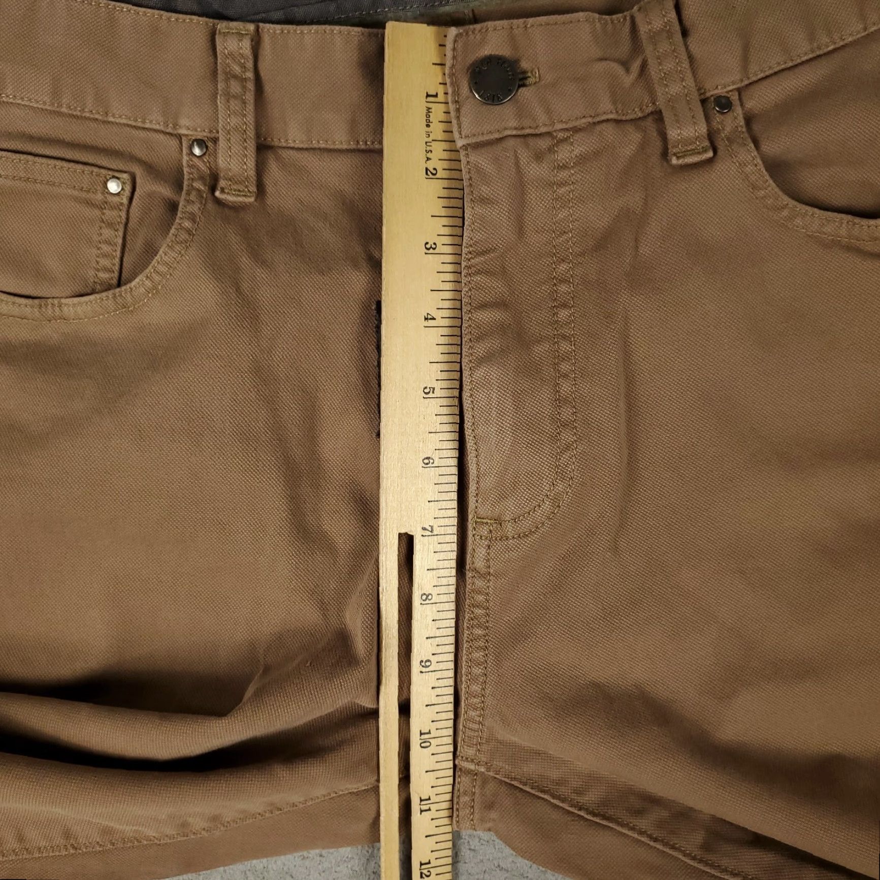 Brooks Brothers Brooks Brothers Jeans Mens 36x31 Brown 5 Pocket Straight Leg Pants Size US 36 / EU 52 - 4 Thumbnail