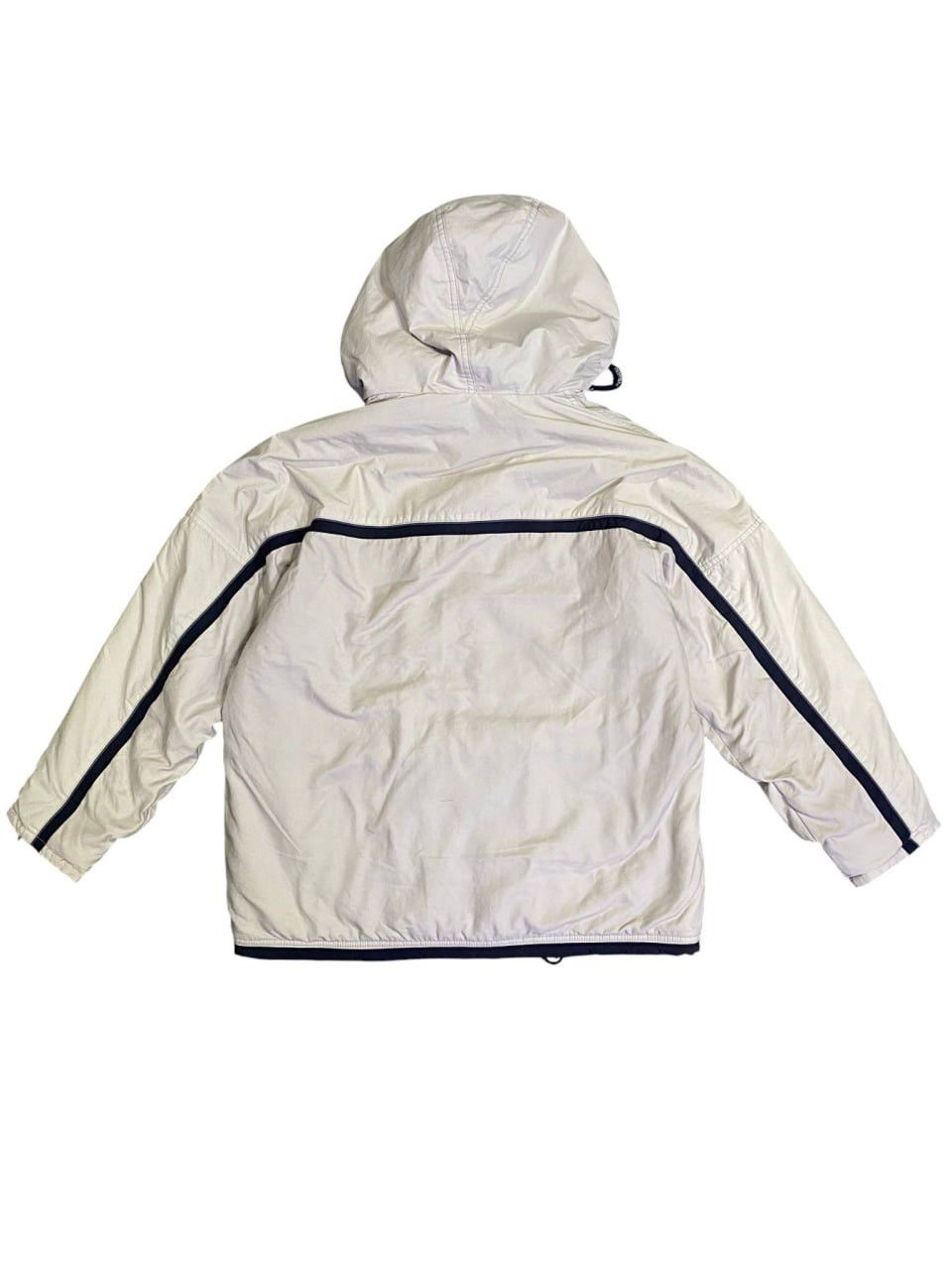 Ellesse Ellesse Vintage Padded Hooded Jacket Cream White Y2K Outdoor Size US M / EU 48-50 / 2 - 2 Thumbnail