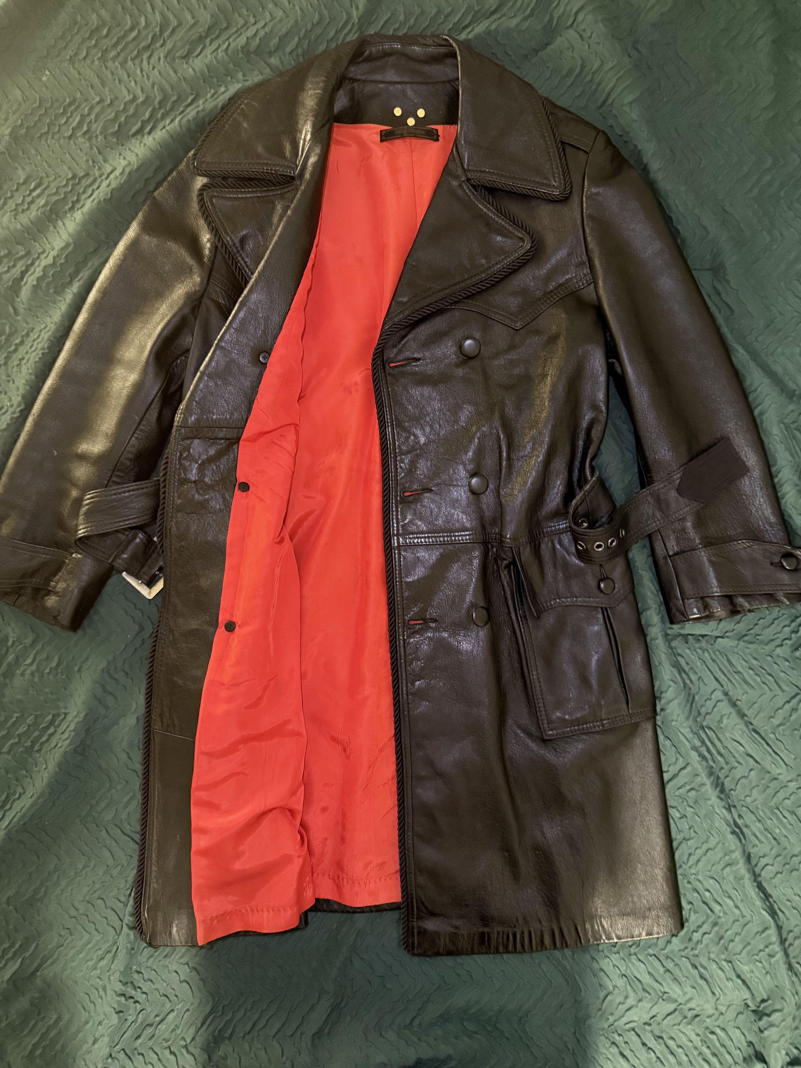 Kody Phillips Leather Trench Coat Size US M / EU 48-50 / 2 - 12 Thumbnail