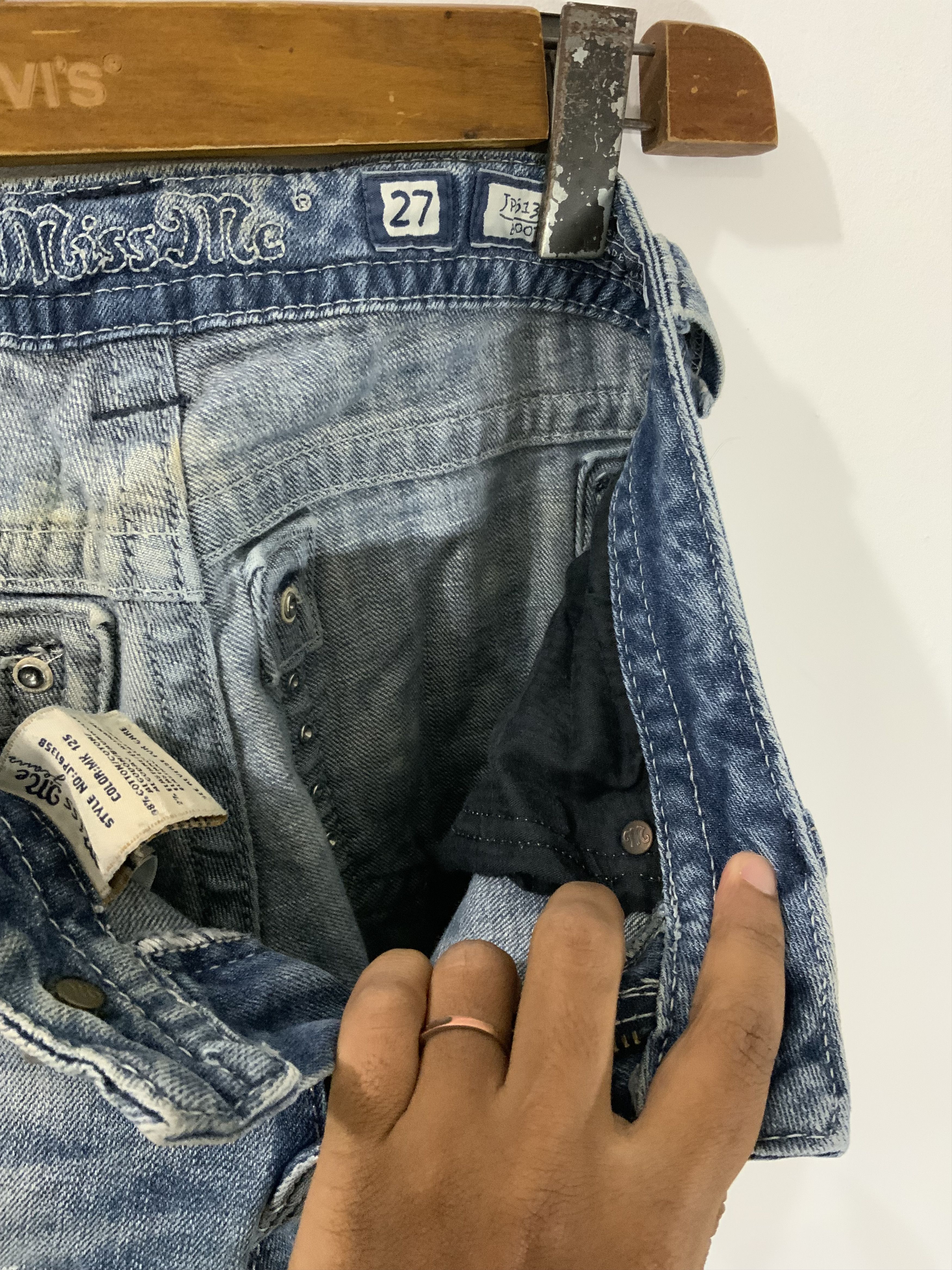 Miss Me Miss Me Boot Cut Denim Size 27" / US 4 / IT 40 - 18 Thumbnail