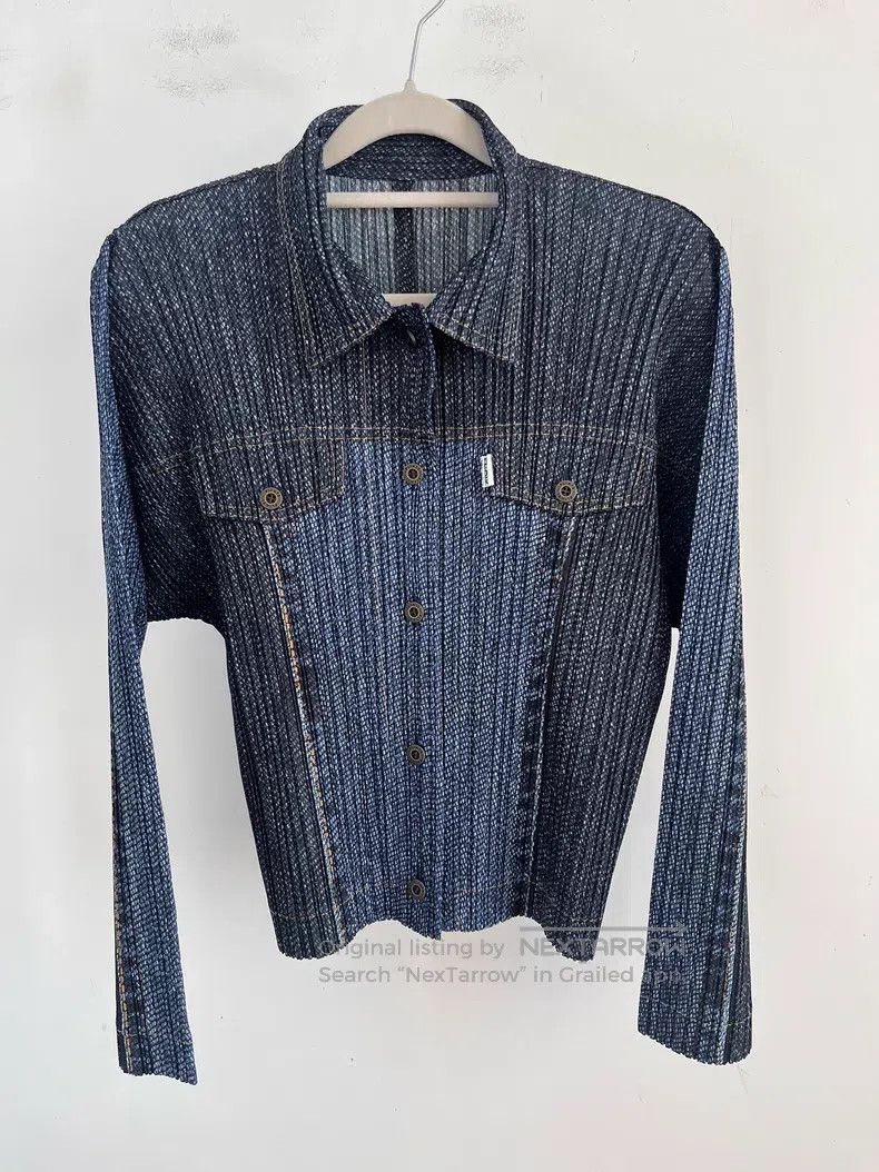 Issey Miyake Issey Miyake Blue Jacket Size L / US 10 / IT 46 - 1 Thumbnail