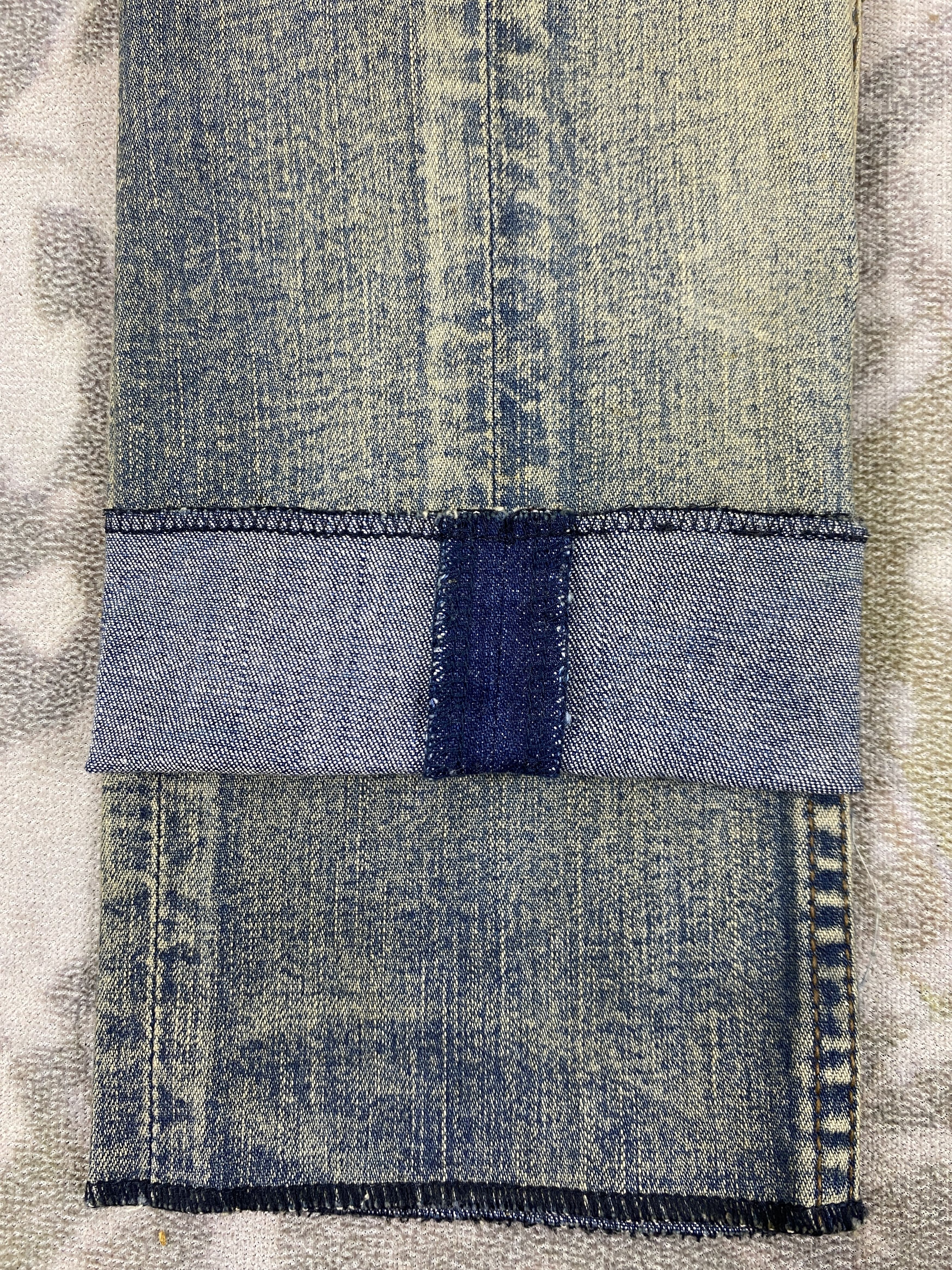 Japanese Brand Faded Blue Vintage Bondage Jeans 30x27.5 Denim- JN3856 Size US 30 / EU 46 - 9 Thumbnail