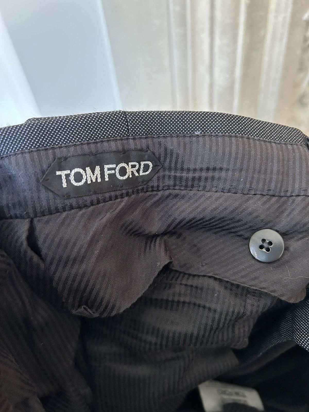 Tom Ford Tom Ford Men’s Blue Silk Sharkskin Suit Size 36R Size 36R - 16 Thumbnail