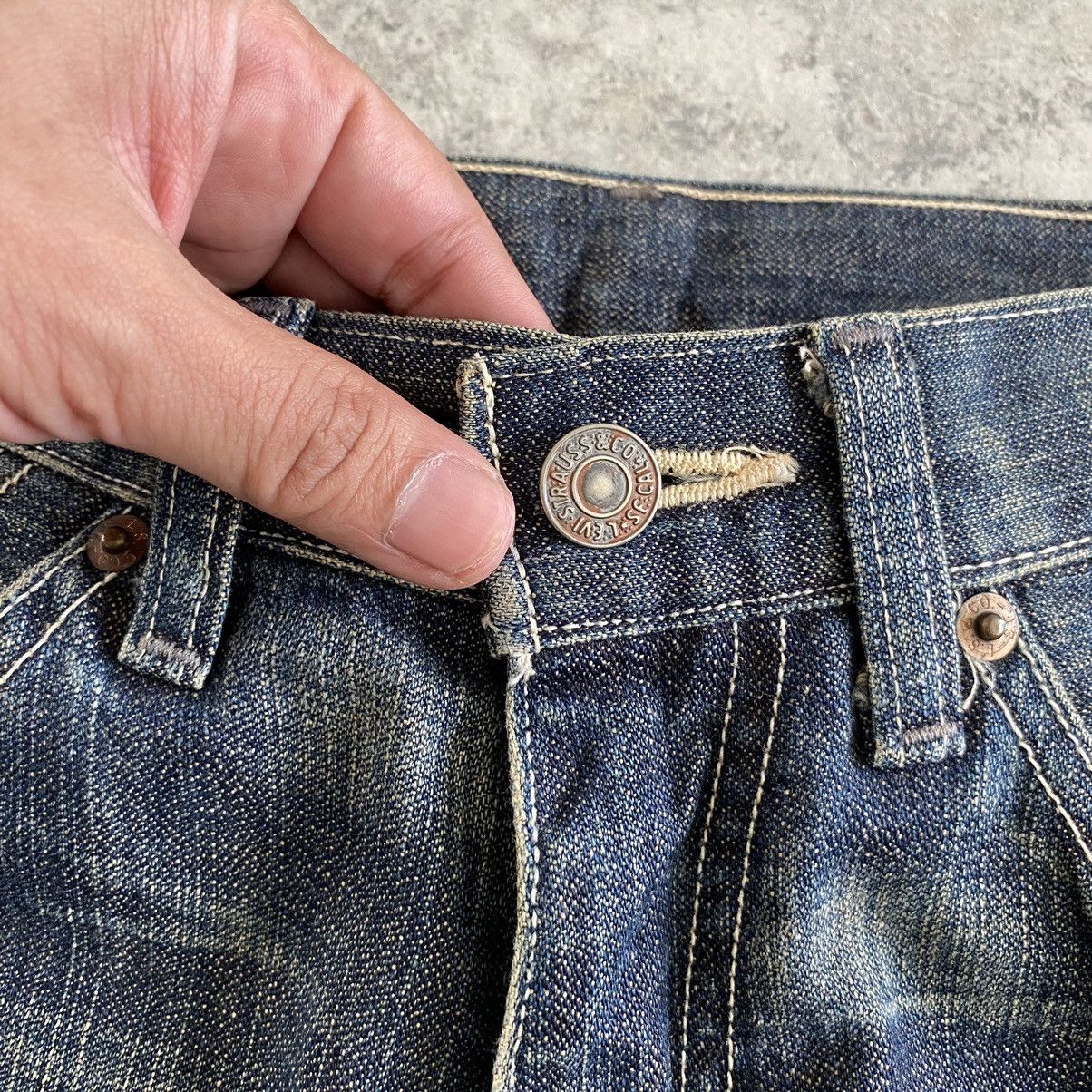 Levi's Vintage Levis 517 Mud Washed Flared Denim Jeans Size US 27 - 7 Thumbnail