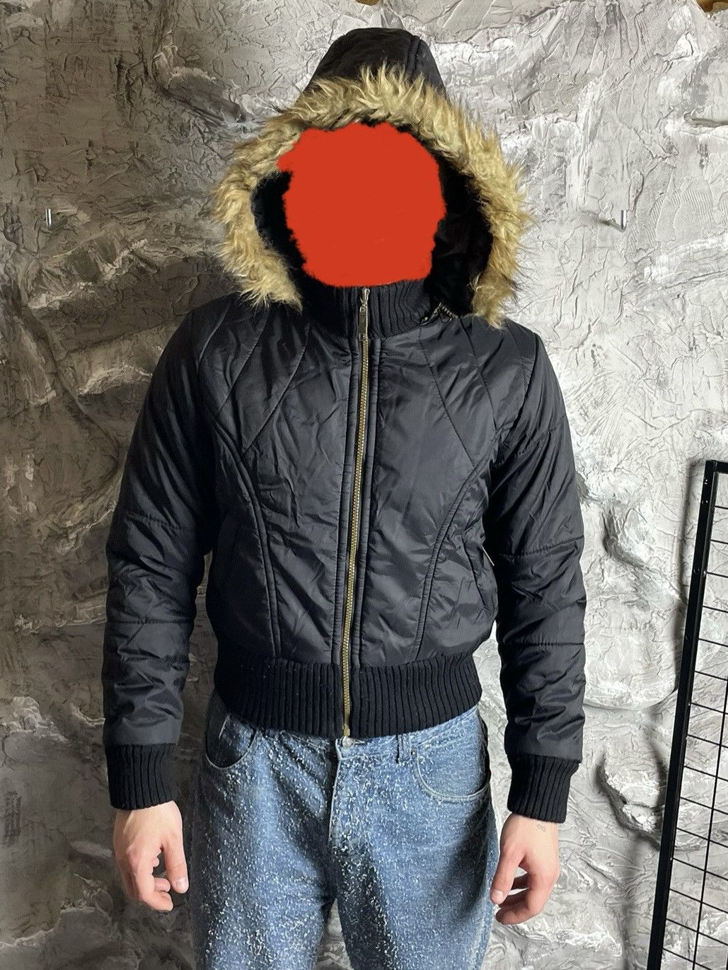 Hysteric Glamour Y2K 2000s Fur Japanese Nylon Bomber IfSixWasNine LGB Style Size US S / EU 44-46 / 1 - 10 Thumbnail