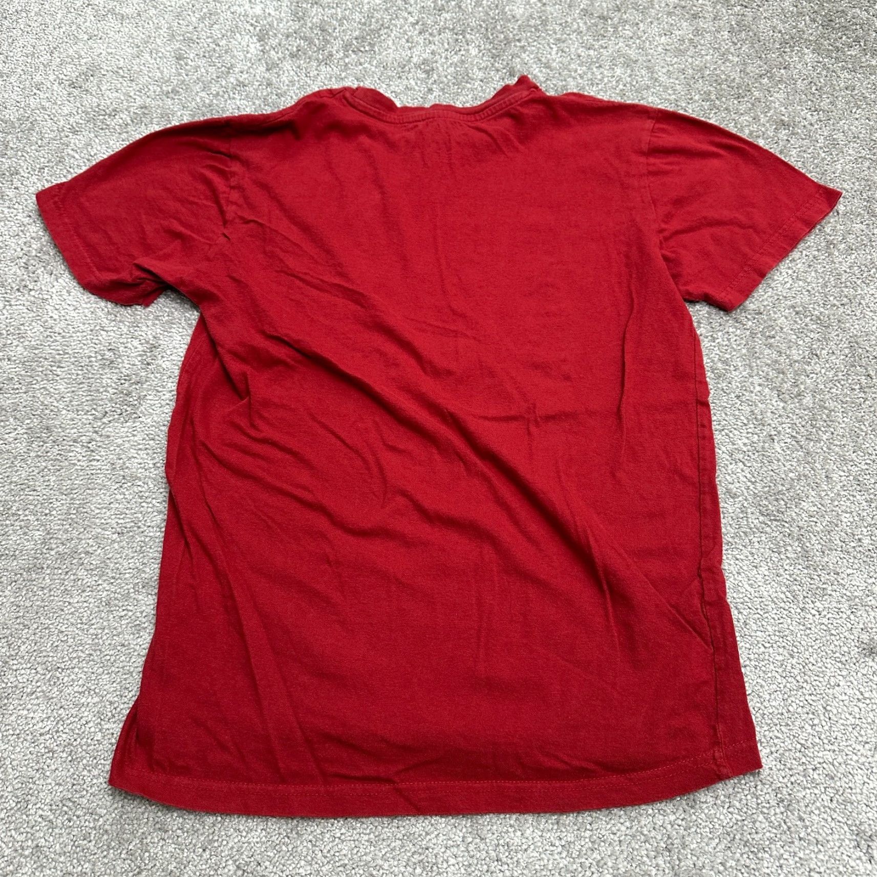 Aeropostale Aeropostale T-Shirt Womens S/M Red Crew Neck Short Sleeve Cotton Tee Top Size S / US 4 / IT 40 - 2 Thumbnail