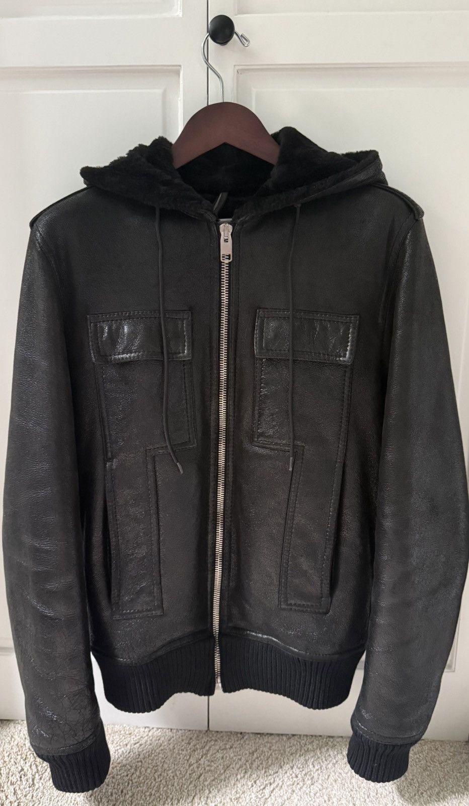 Dior Dior Homme AW07 Navigate Shearling Hooded Jacket Size US S / EU 44-46 / 1 - 3 Thumbnail