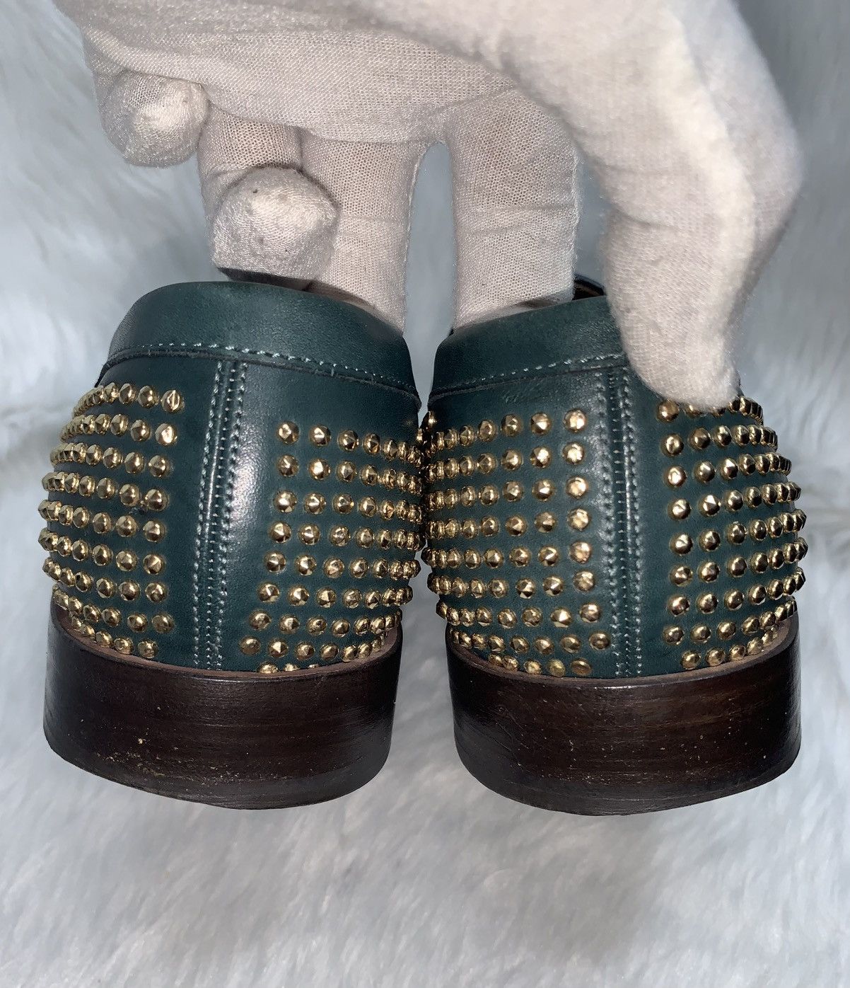 Louis Leeman Louis Leeman Gold Stud Loafers Size US 7 / EU 40 - 9 Thumbnail